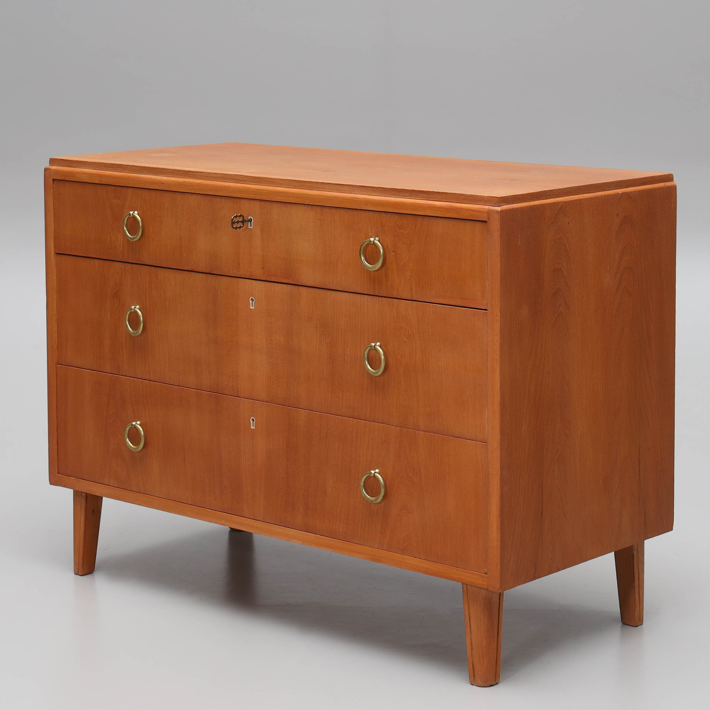 BYRÅ, fanérad, swedish modern, 1930/40-tal.