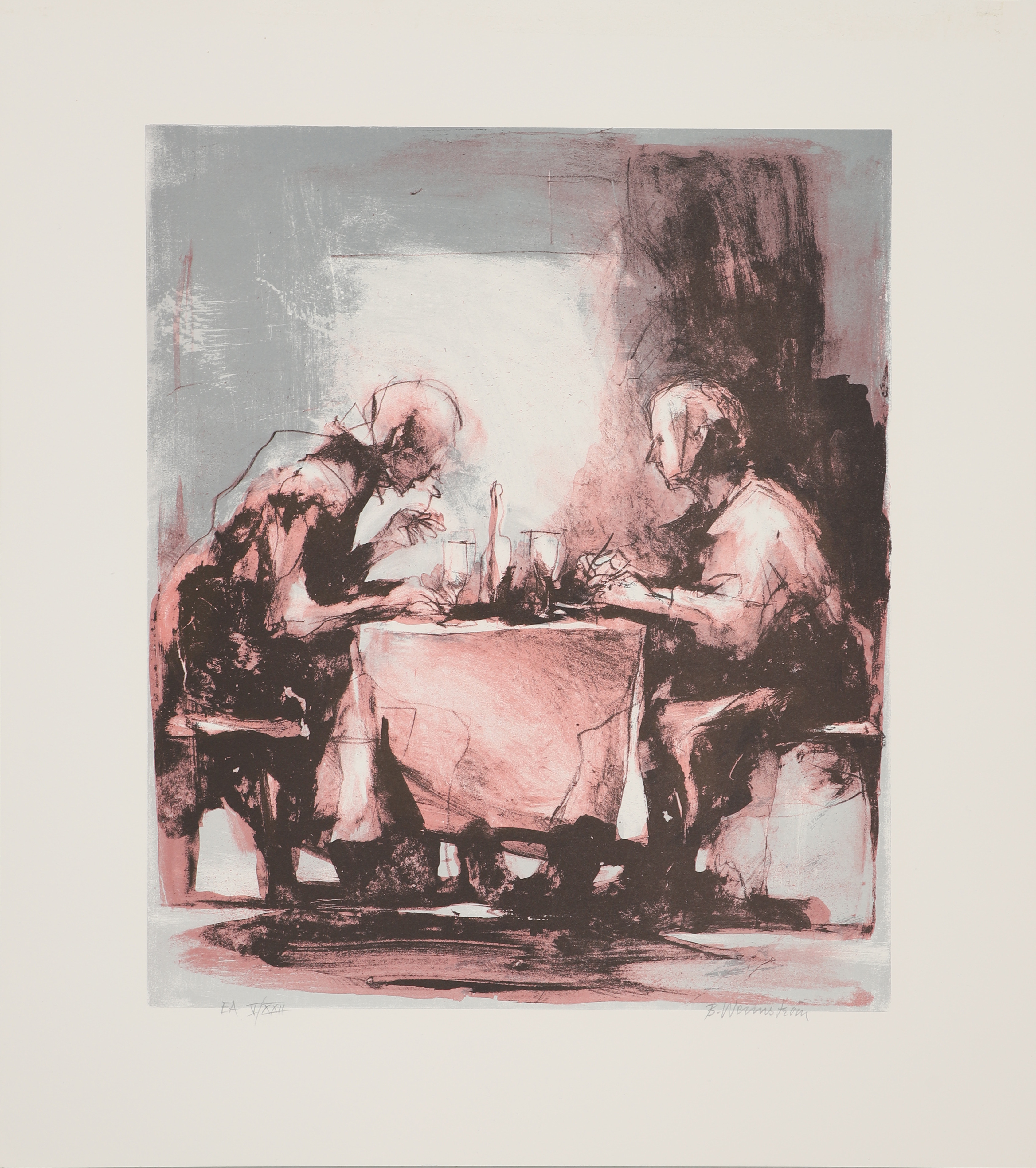 BERNDT WENNSTRÖM. Färglitografi, signerad och numrerad EA V/XXII.