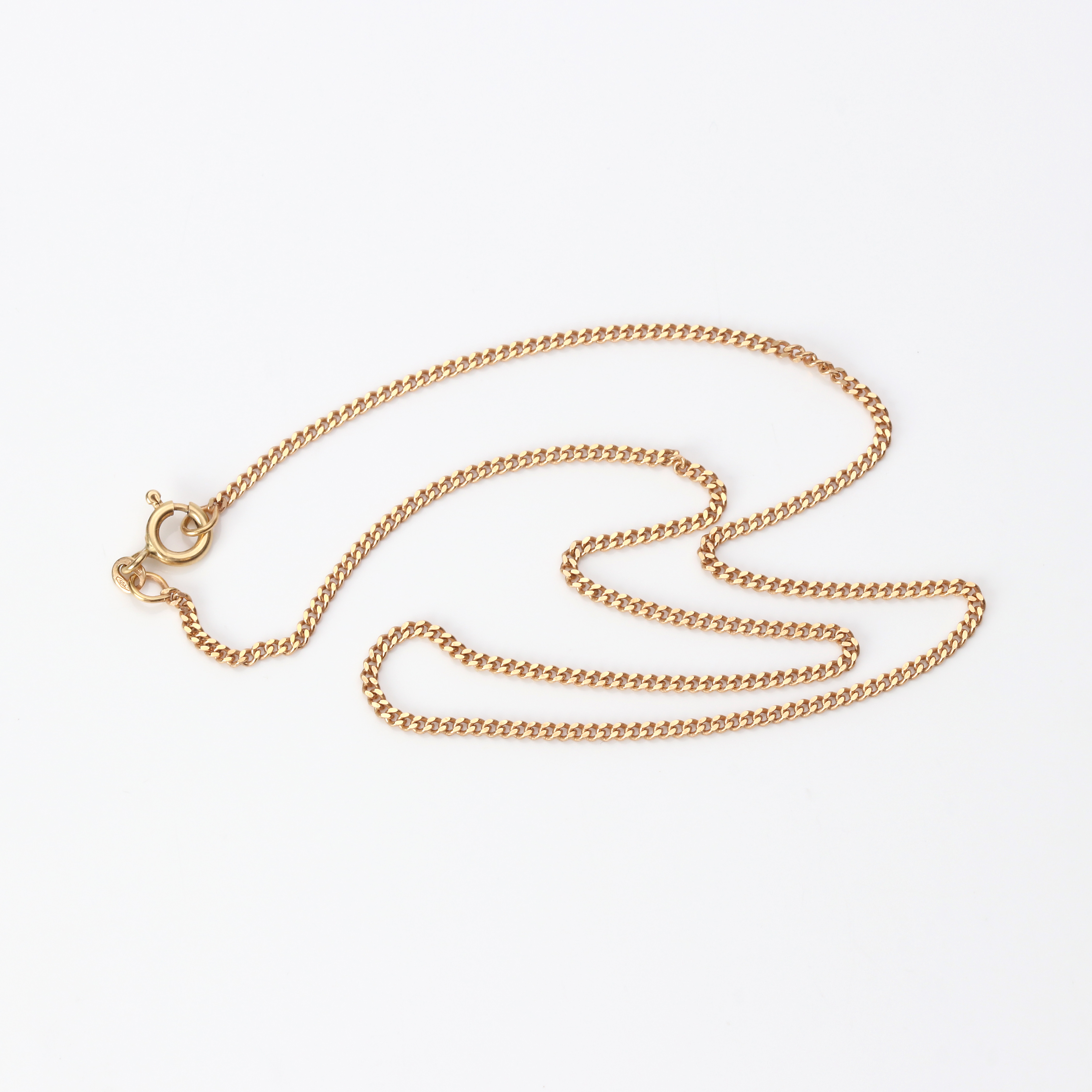 HALSBAND, PANSARLÄNK. 18k guld, Balestra, Italien, vikt ca 7,6 gram.