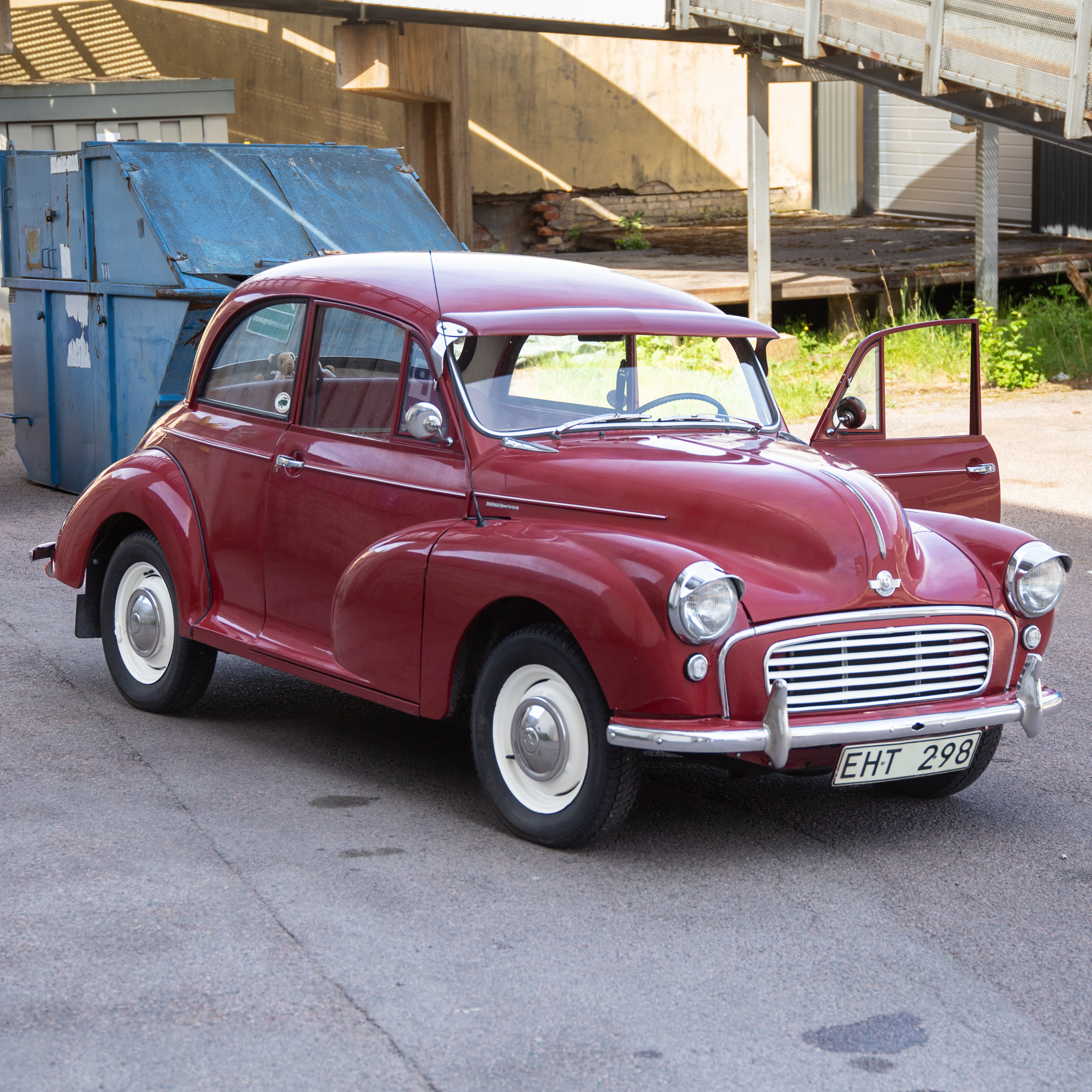 BIL, Morris Minor 1000, årsmodell 1958, registrerades i Sverige 1962.