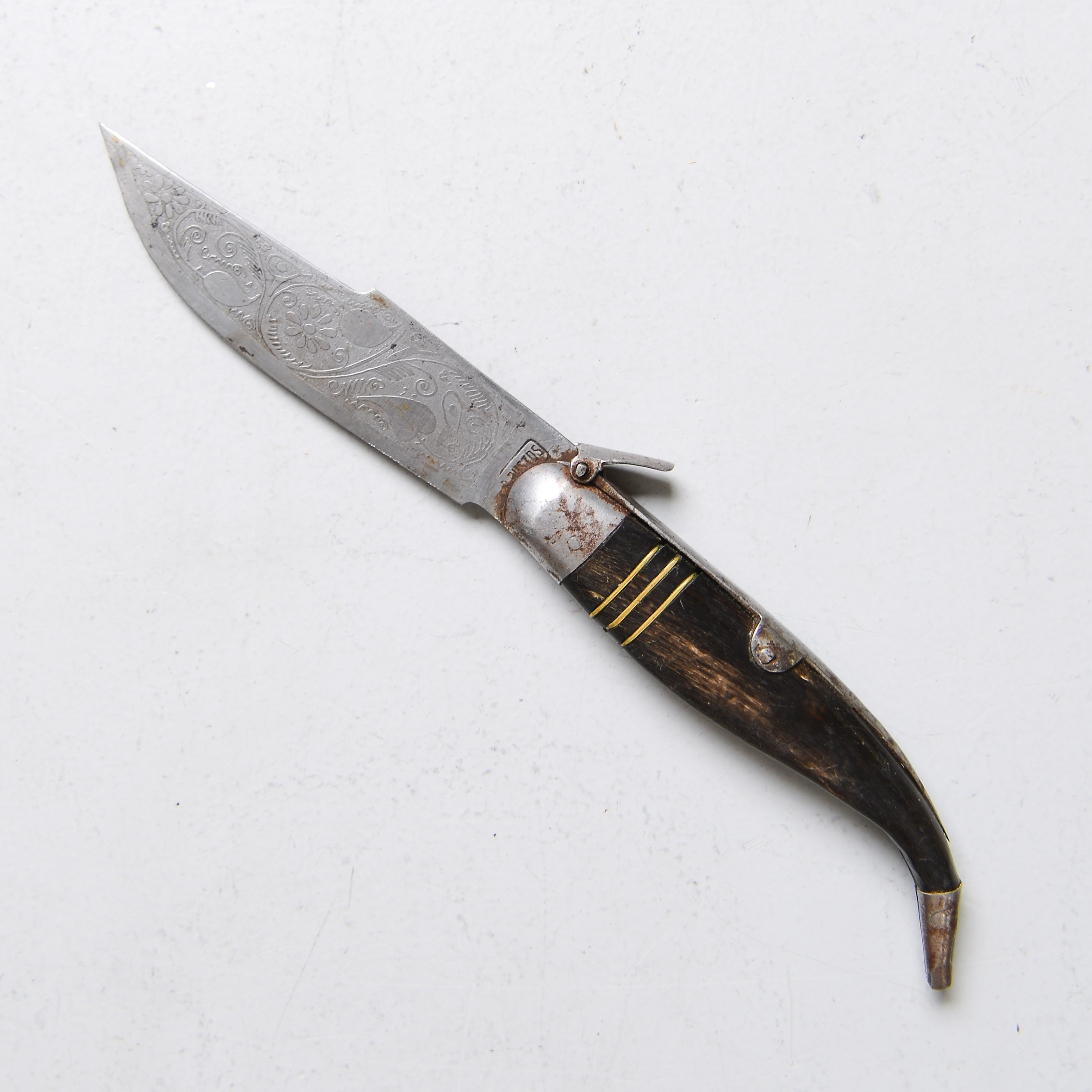 NAVAJA, fällkniv, troligen Spanien, 1800/1900-tal.