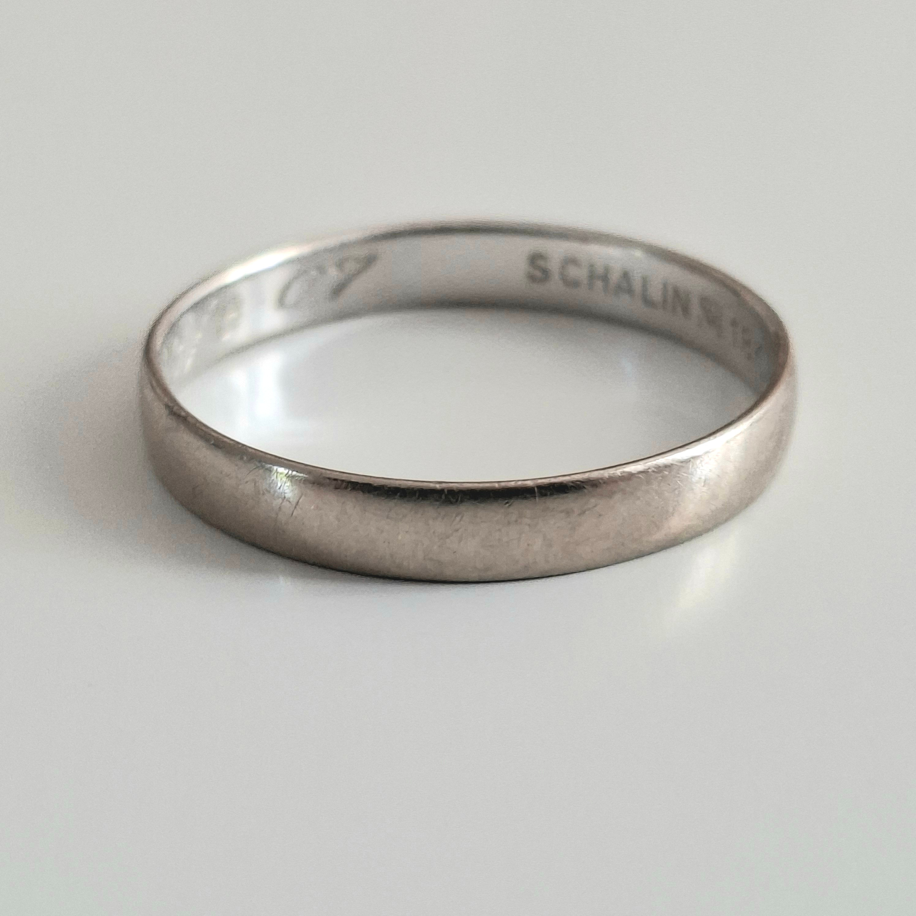 RING, vitguld, 18K, vikt ca. 1,5 gram.
