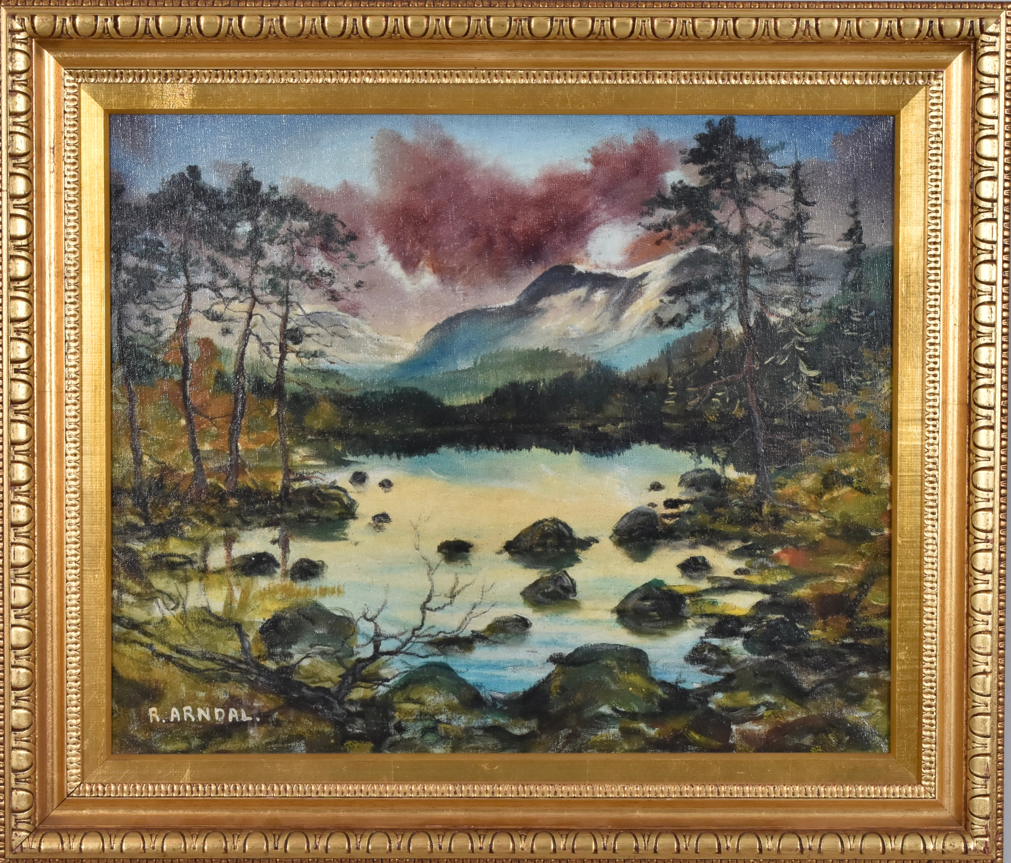 RICK ARNDAL. Olja på duk.