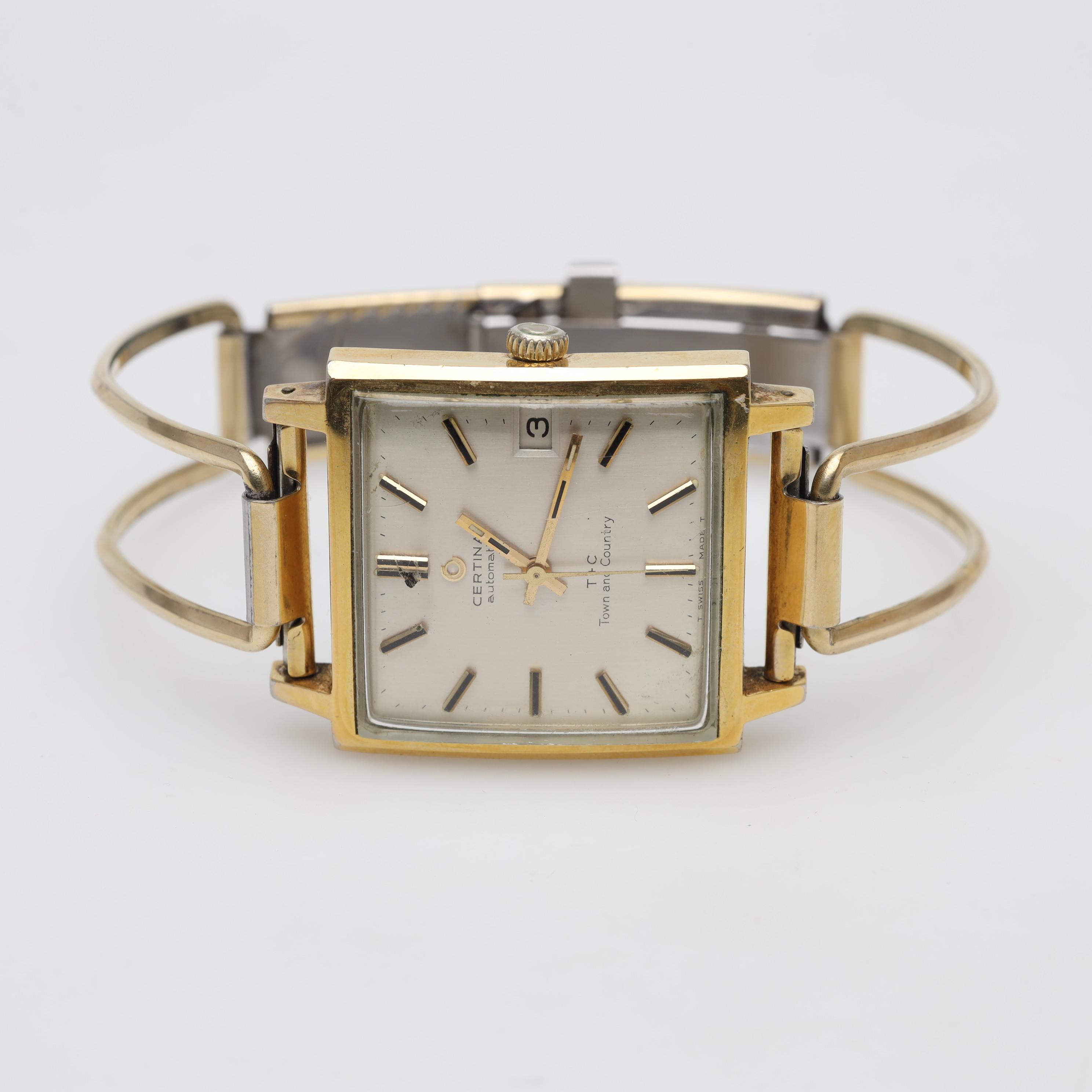 ARMBANDSUR Certina, Automatic, T + C, Town and Country.