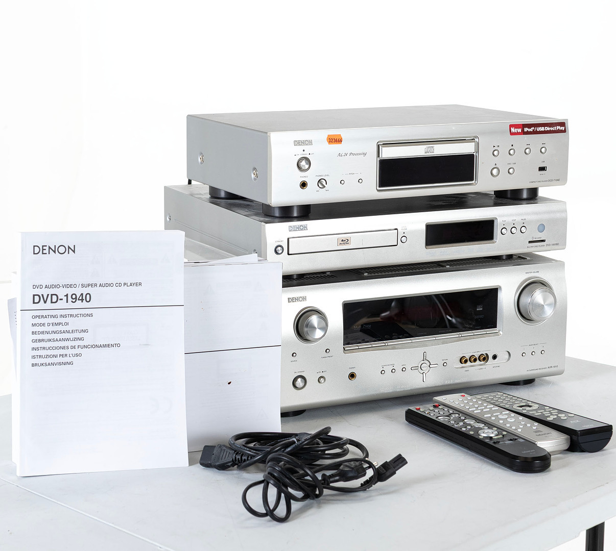 FÖRSTÄRKARE, DVD & CD, Denon.
