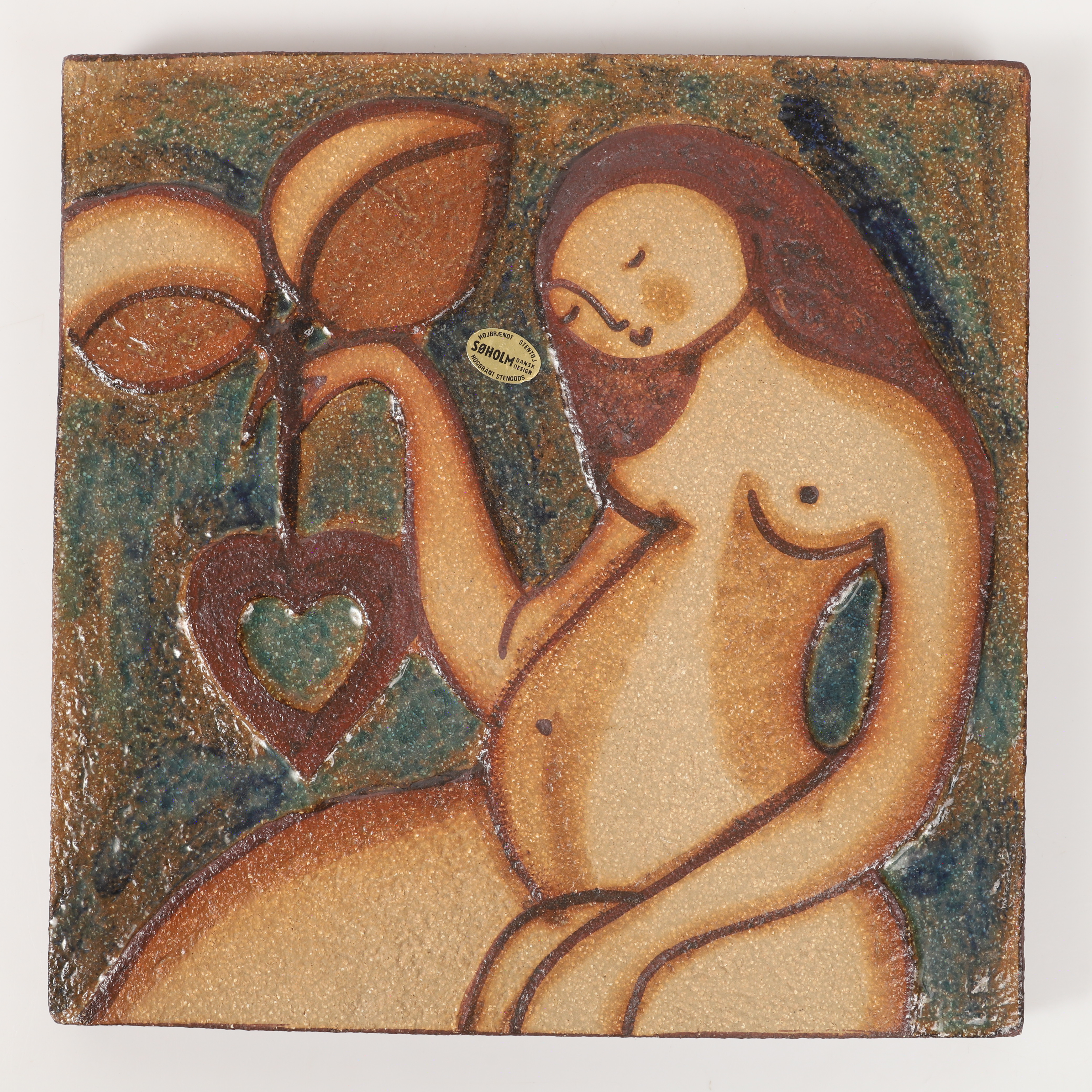 NOOMI BACKHAUSEN. Relief, keramik, Søholm, Danmark.