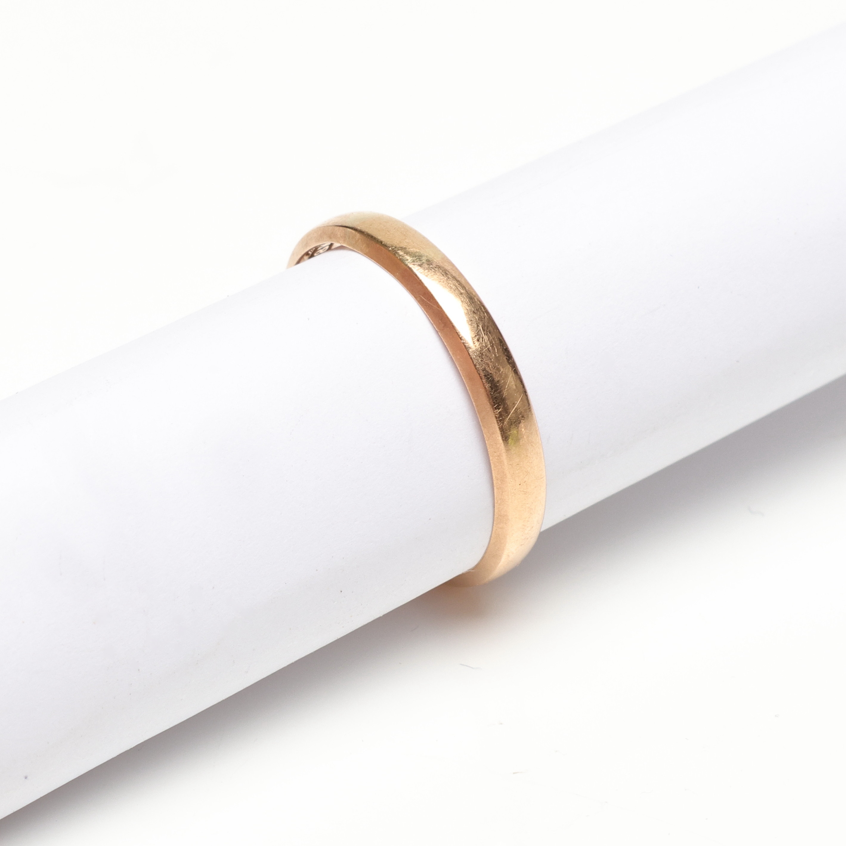 SLÄT RING, guld, 18k, ca 2,4 gram.