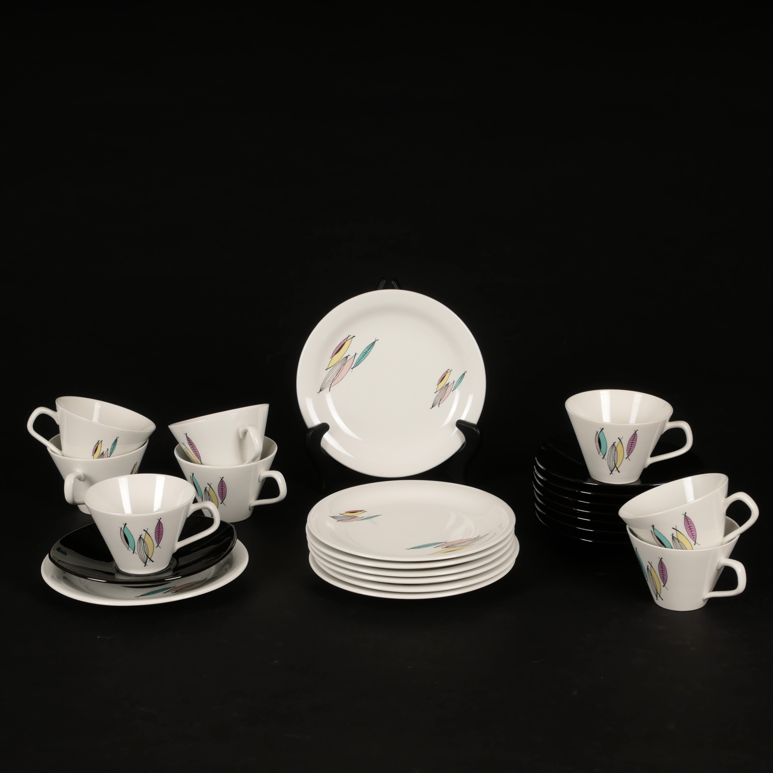 KAFFESERVIS, 24 st, "Bolero", porslin, Rörstrand.