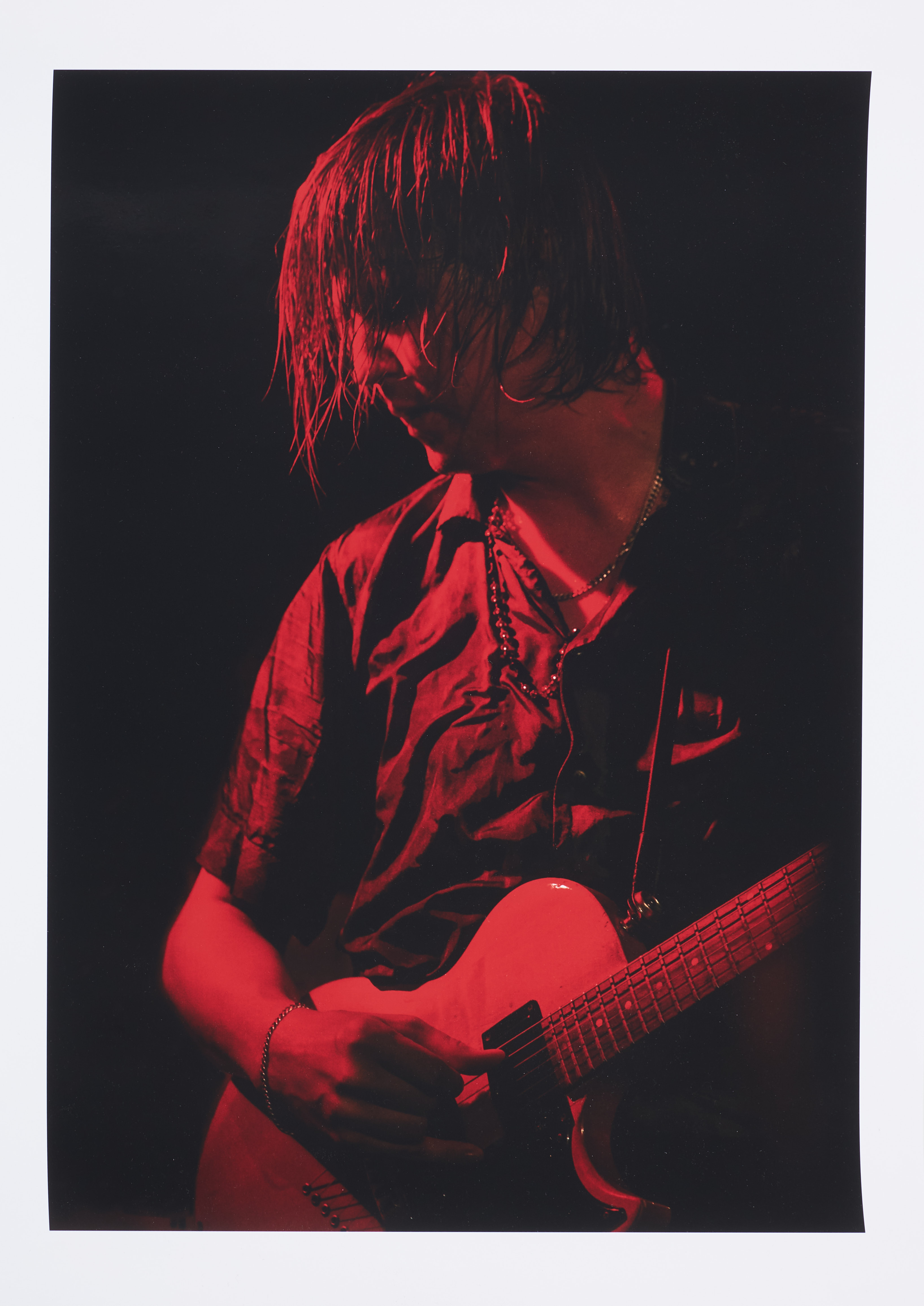 MATTIAS BJÖRKLUND. "Markus Krunegård Kafe 44, hösten 2019", Fotokopia, printad hos Crimson, signerad a tergo.