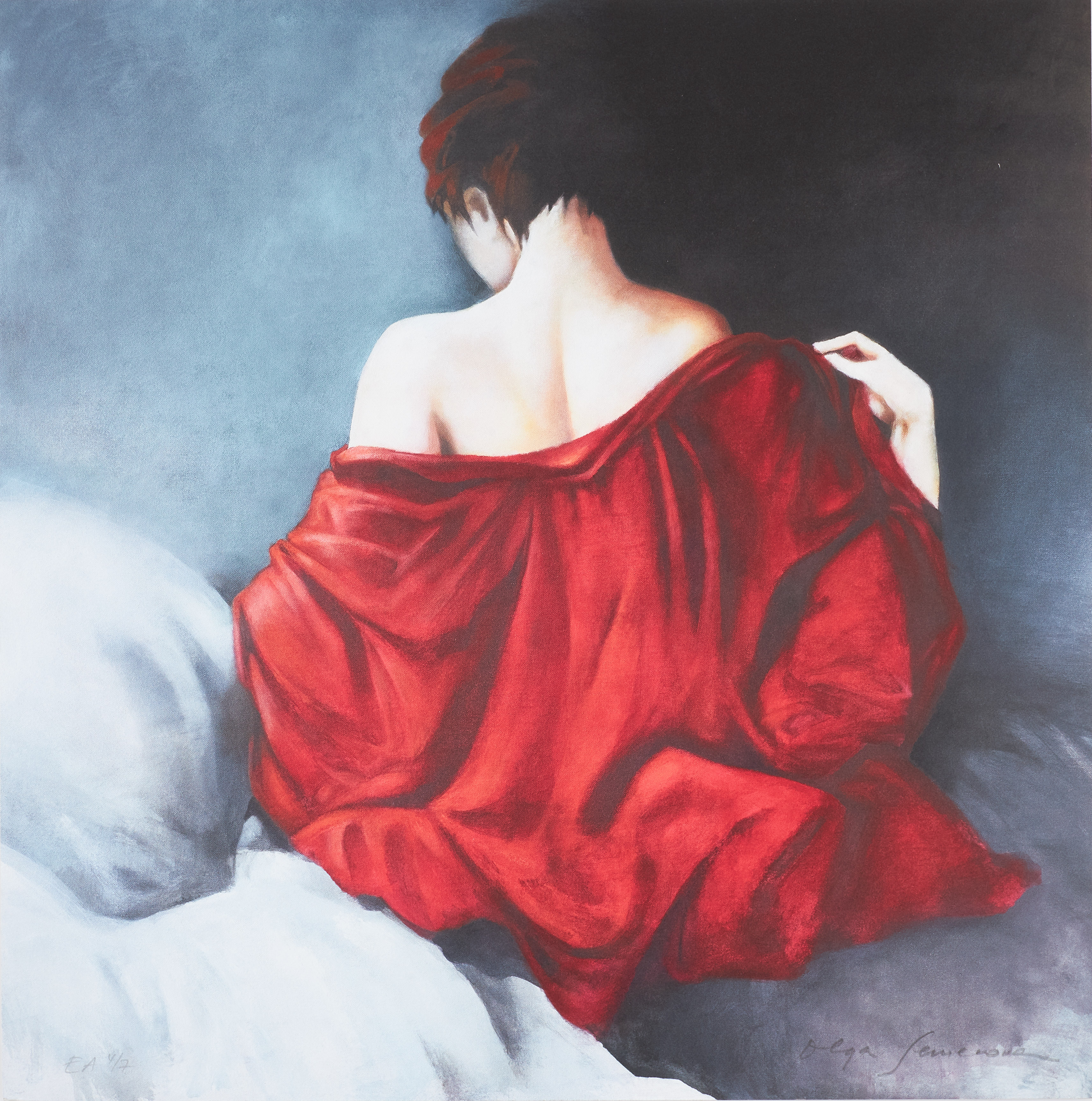 OLGA SEMENOVA. "Dream", pigmentprint, signerad och numrerad EA 4/7.
