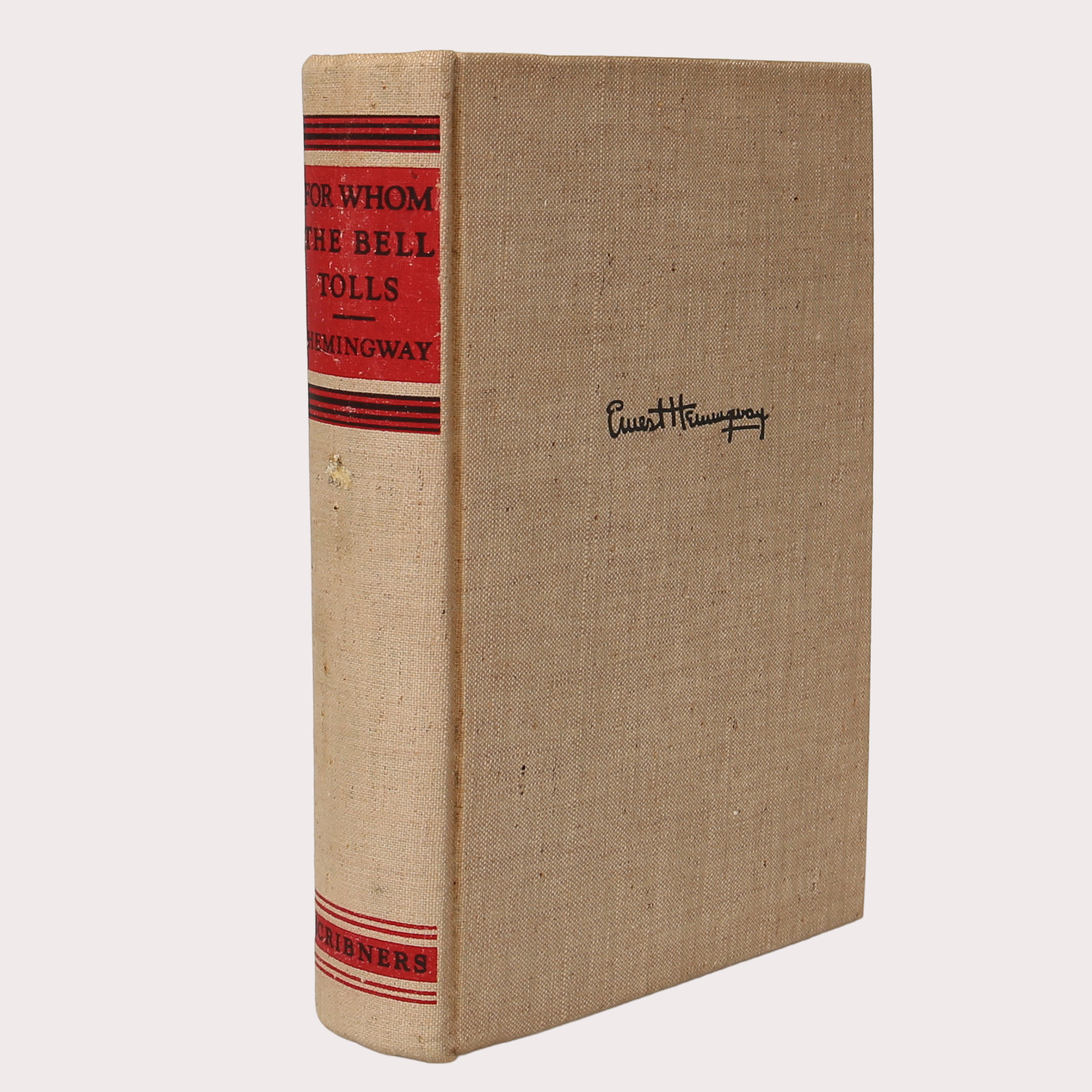 ERNEST HEMINGWAYS, For whom the bell tolls, 1940.