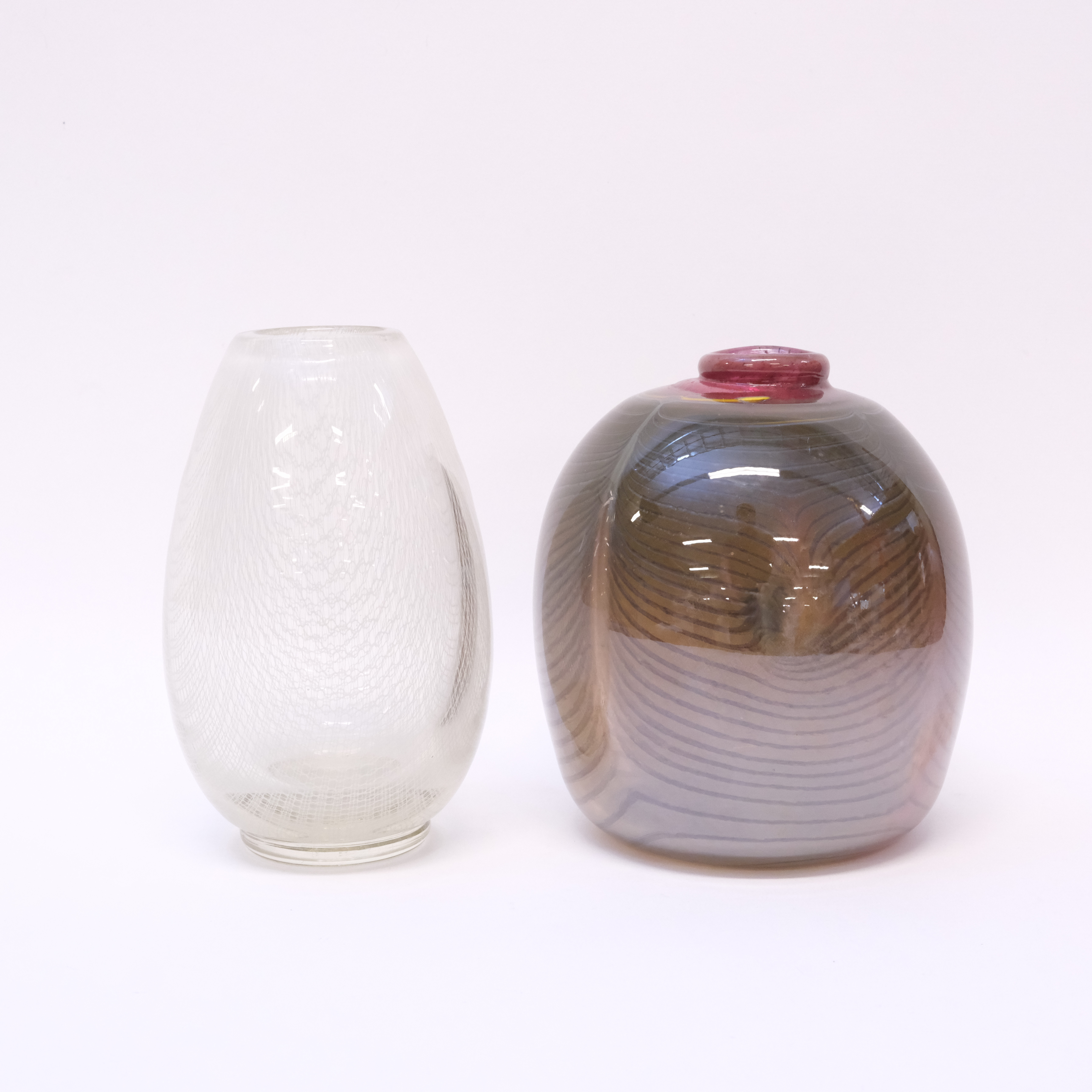 KONSTGLAS, TVÅ VASER, SCHWEDLER OCH EISCH.