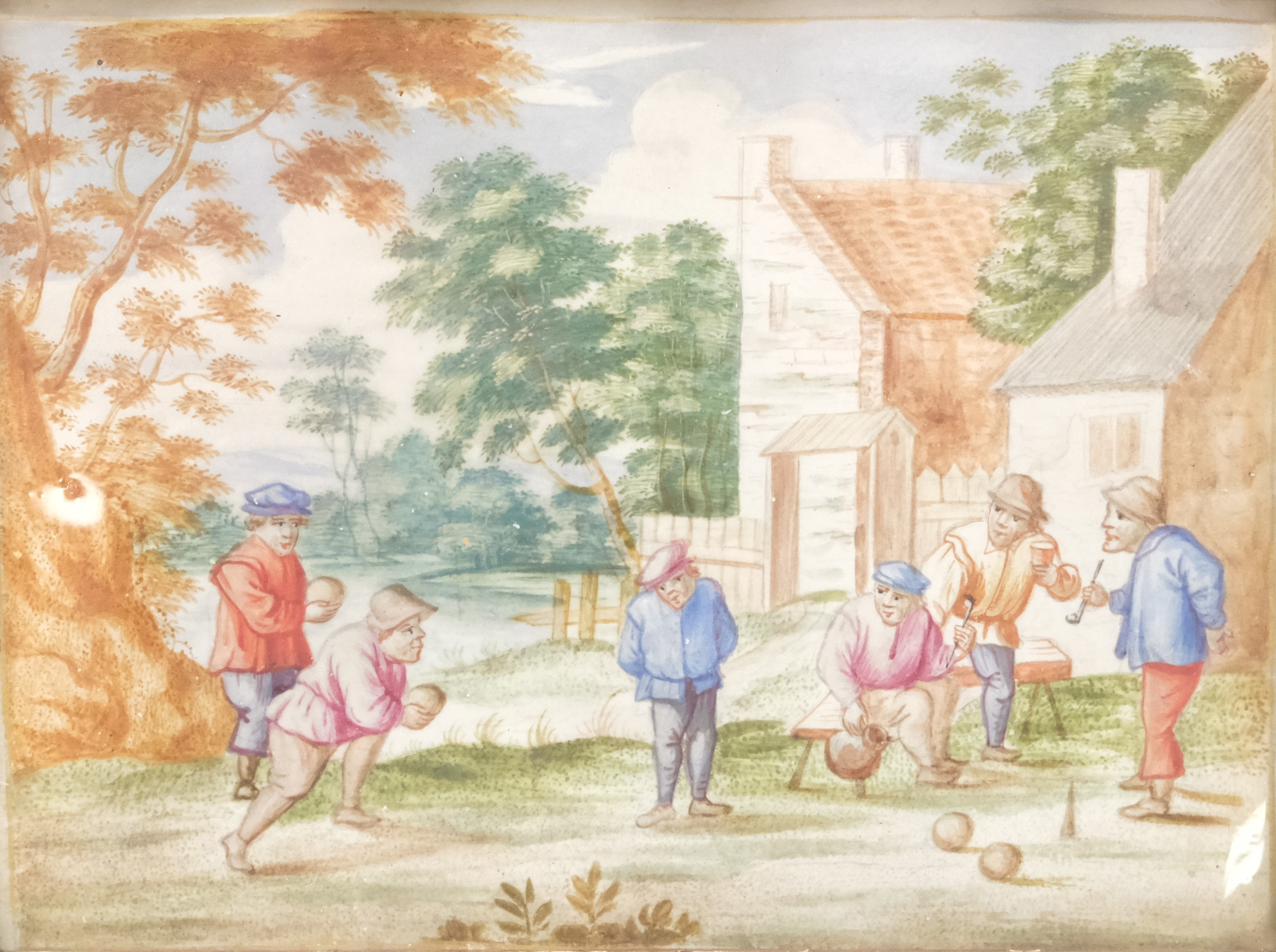 OKÄND KONSTNÄR, 1800-TAL, AKVARELL.
