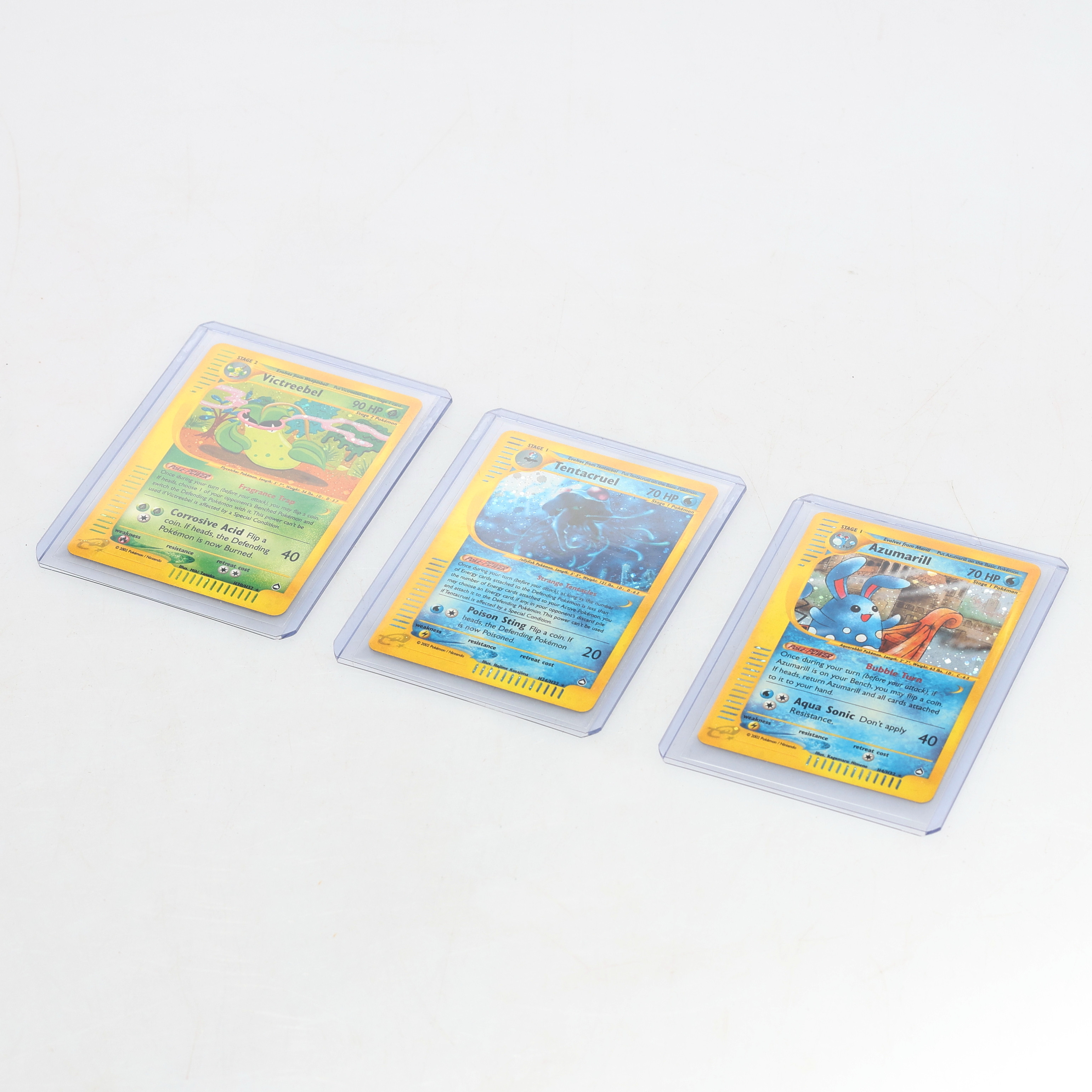SAMLARKORT, Pokemon 3st. Azumarill, Tentacruel, Victreebel.