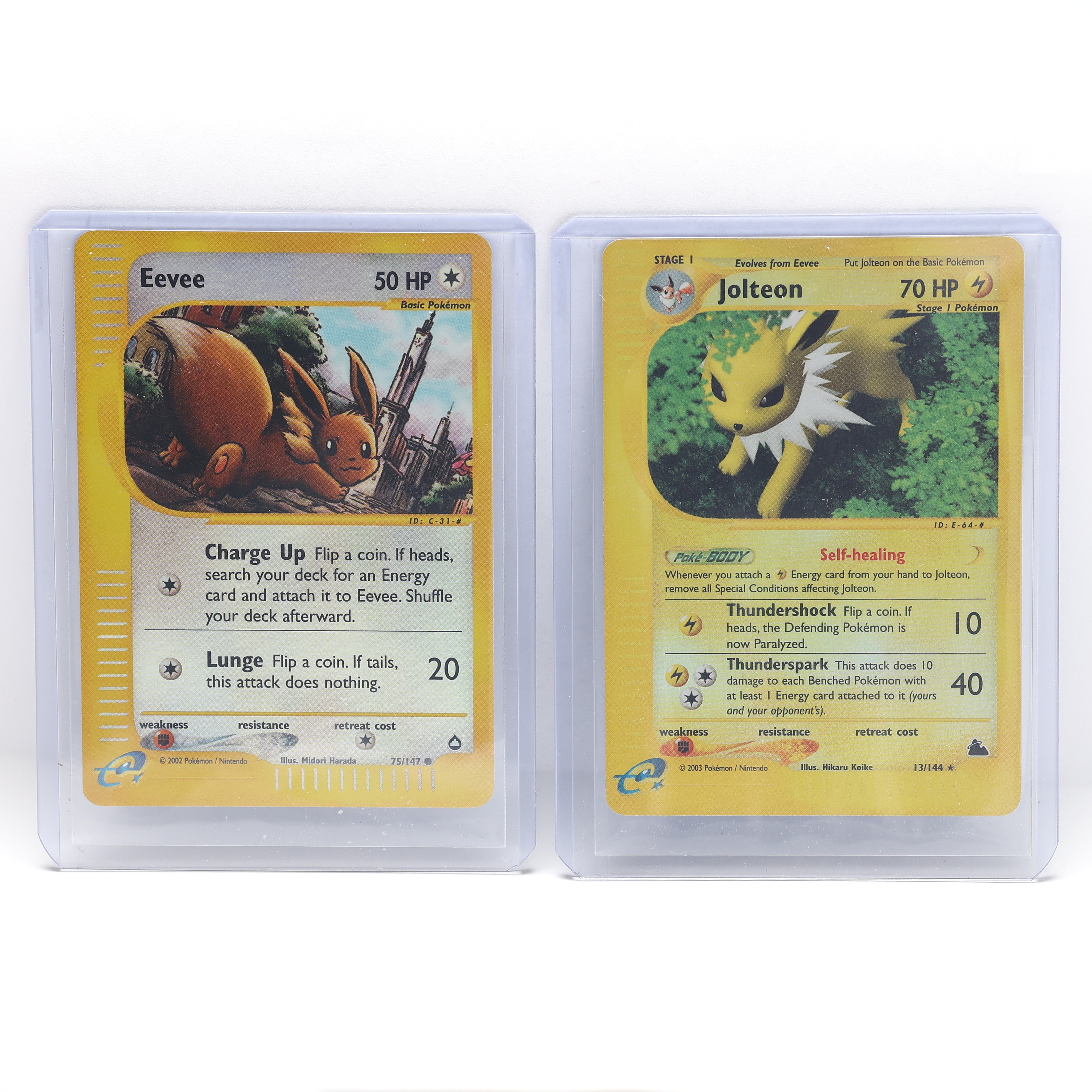SAMLARKORT, Pokemon 2st. Jolteon, Eevee.