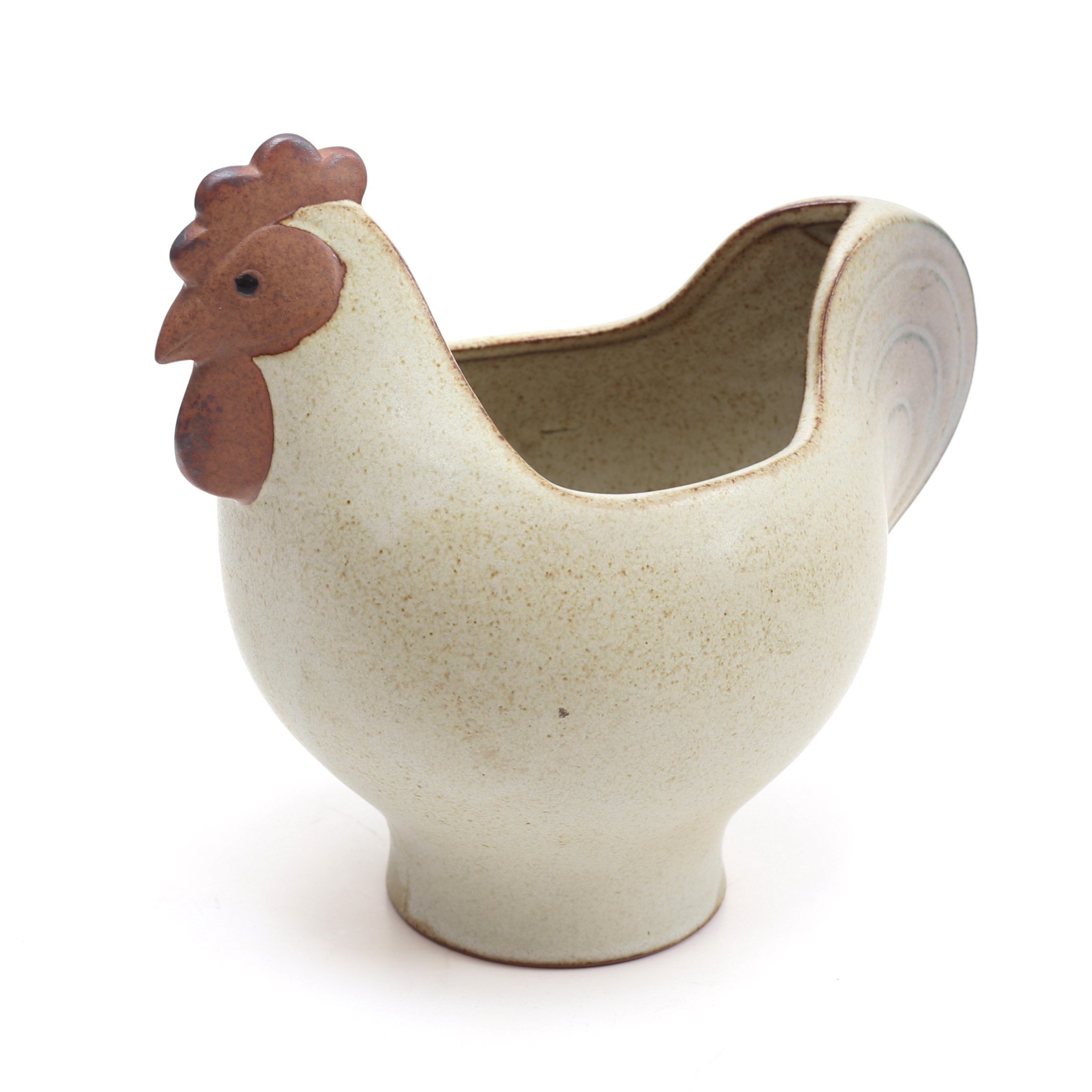 LISA LARSON. Stengods, figurin, "Ägghöna", Lisa Larson Design.