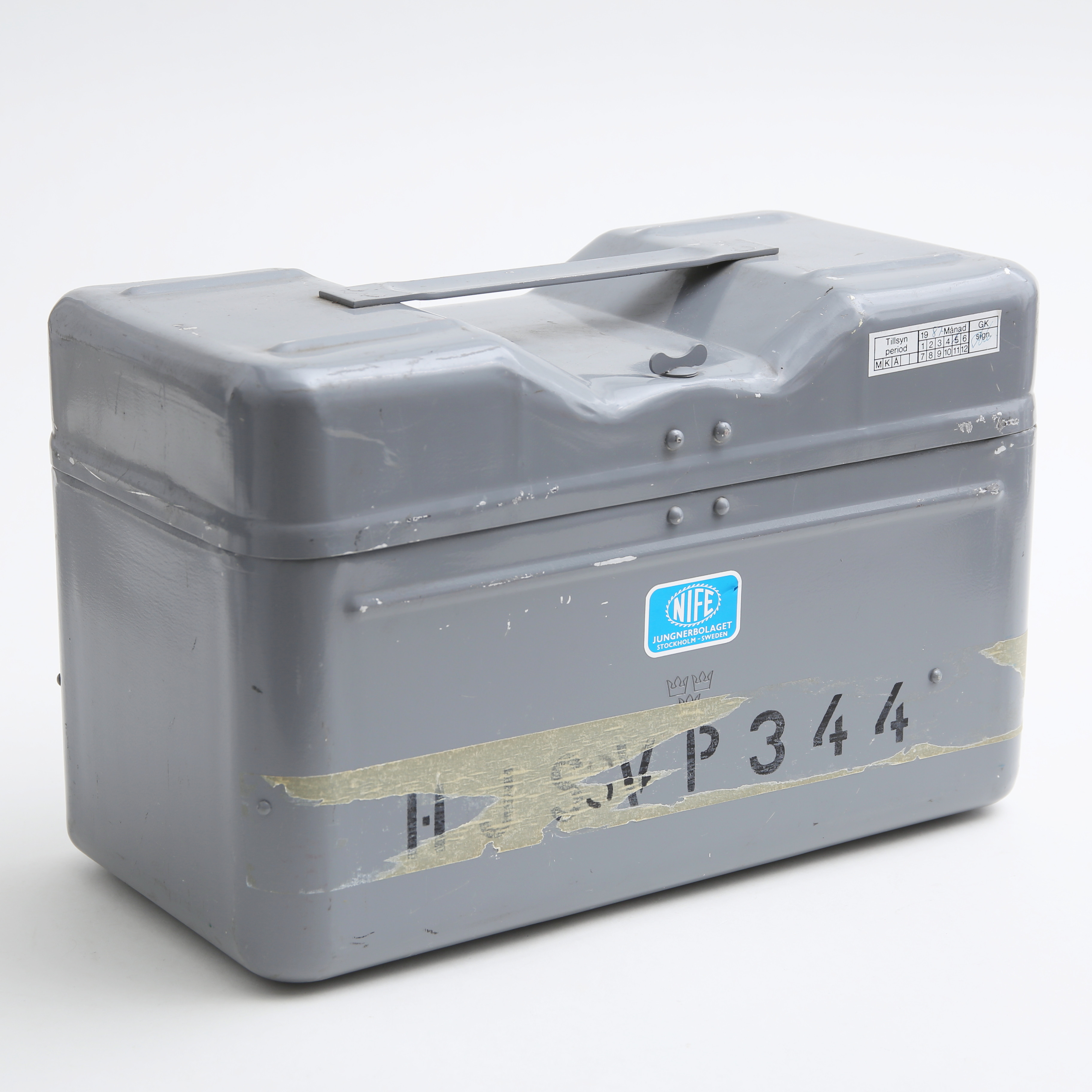 SIGNALLAMPA, batteridrift, Nife Jungnerbolaget, typ sig 57-2, 1940/50-tal.