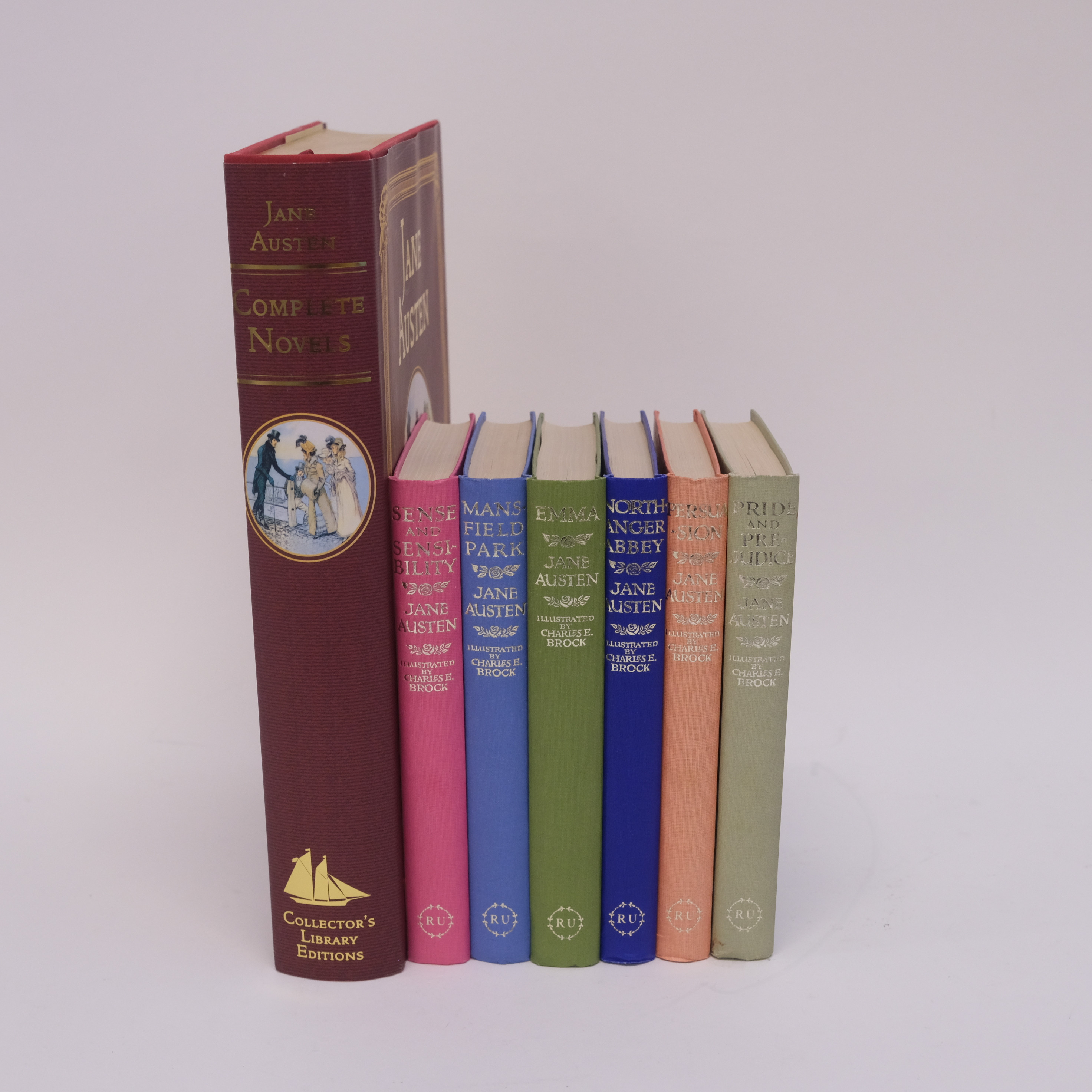 JANE AUSTEN, 7 BÖCKER.