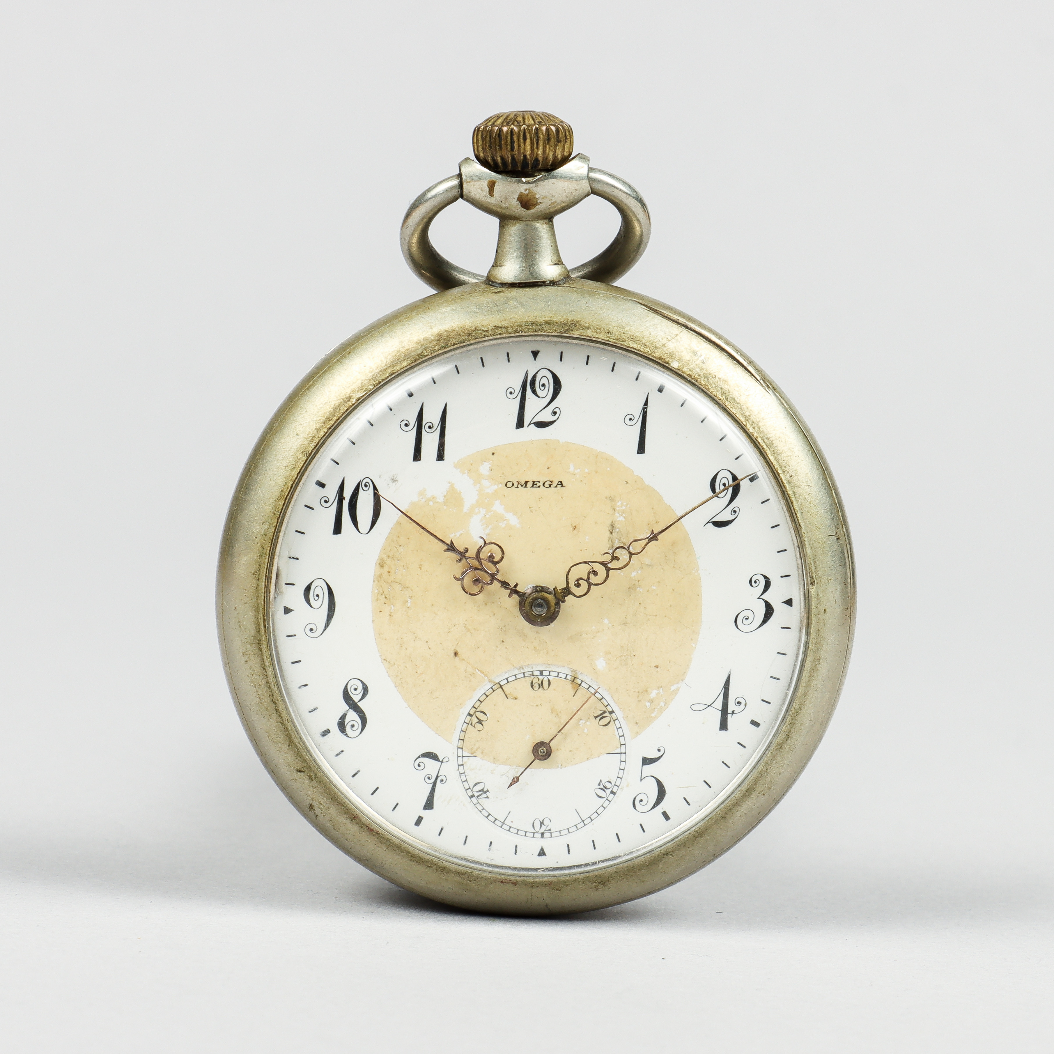 OMEGA Fickur, nickel, tidigt 1900-tal.