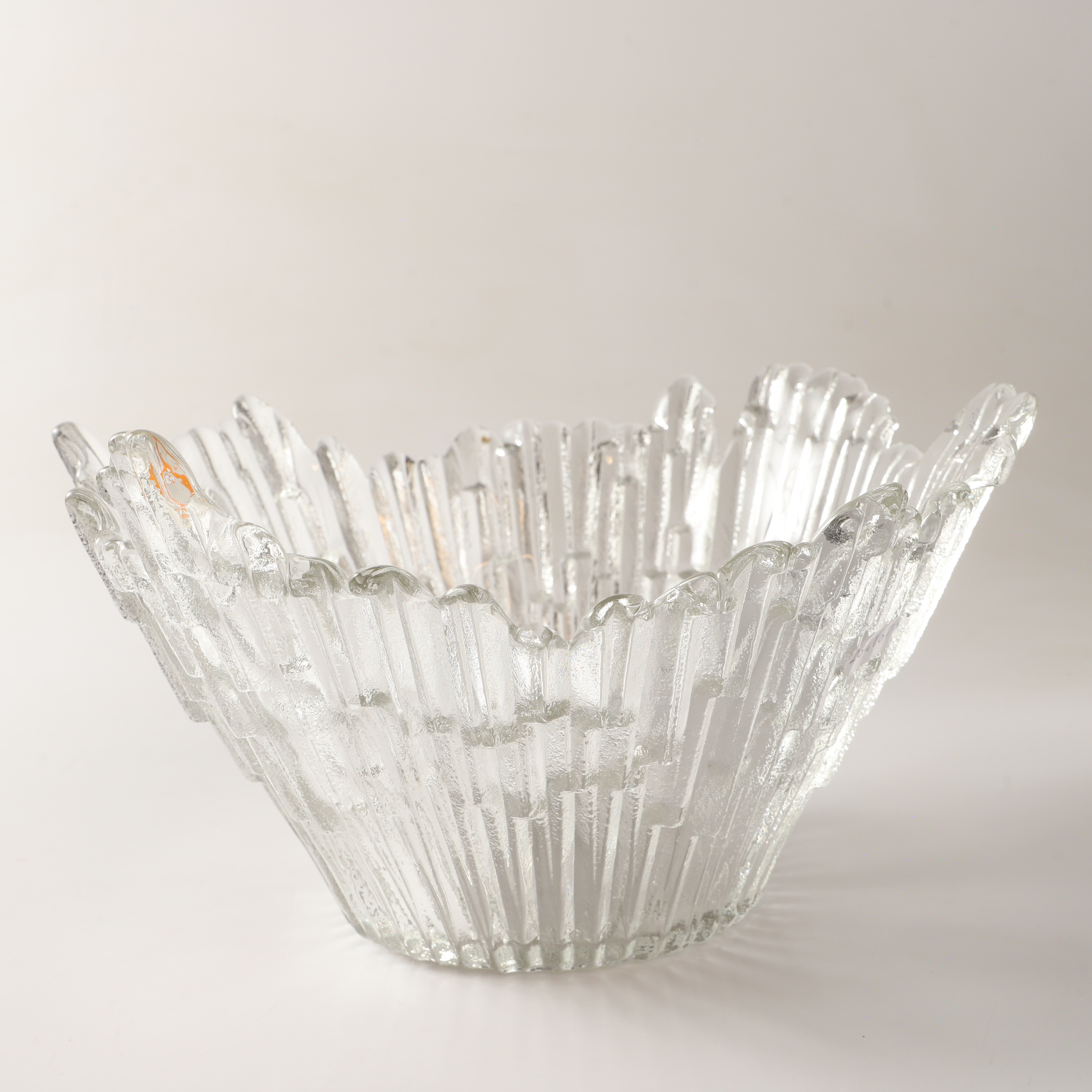 TAUNO WIRKKALA. Skål, "Norrsken", glas, Humppila, Oy, Finland.