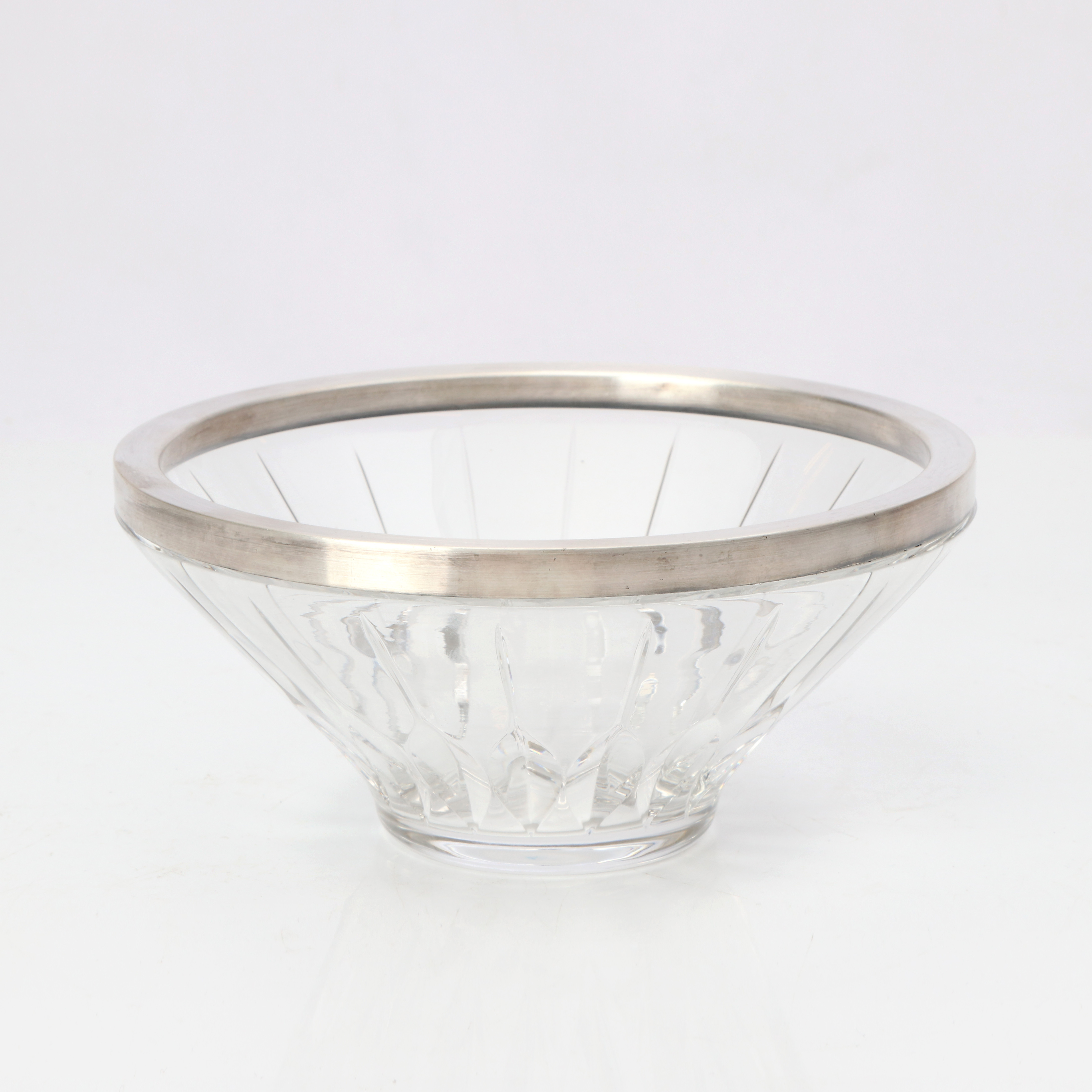 SKÅL. Glas med montering i sterlingsilver. 1900-talets andra hälft.