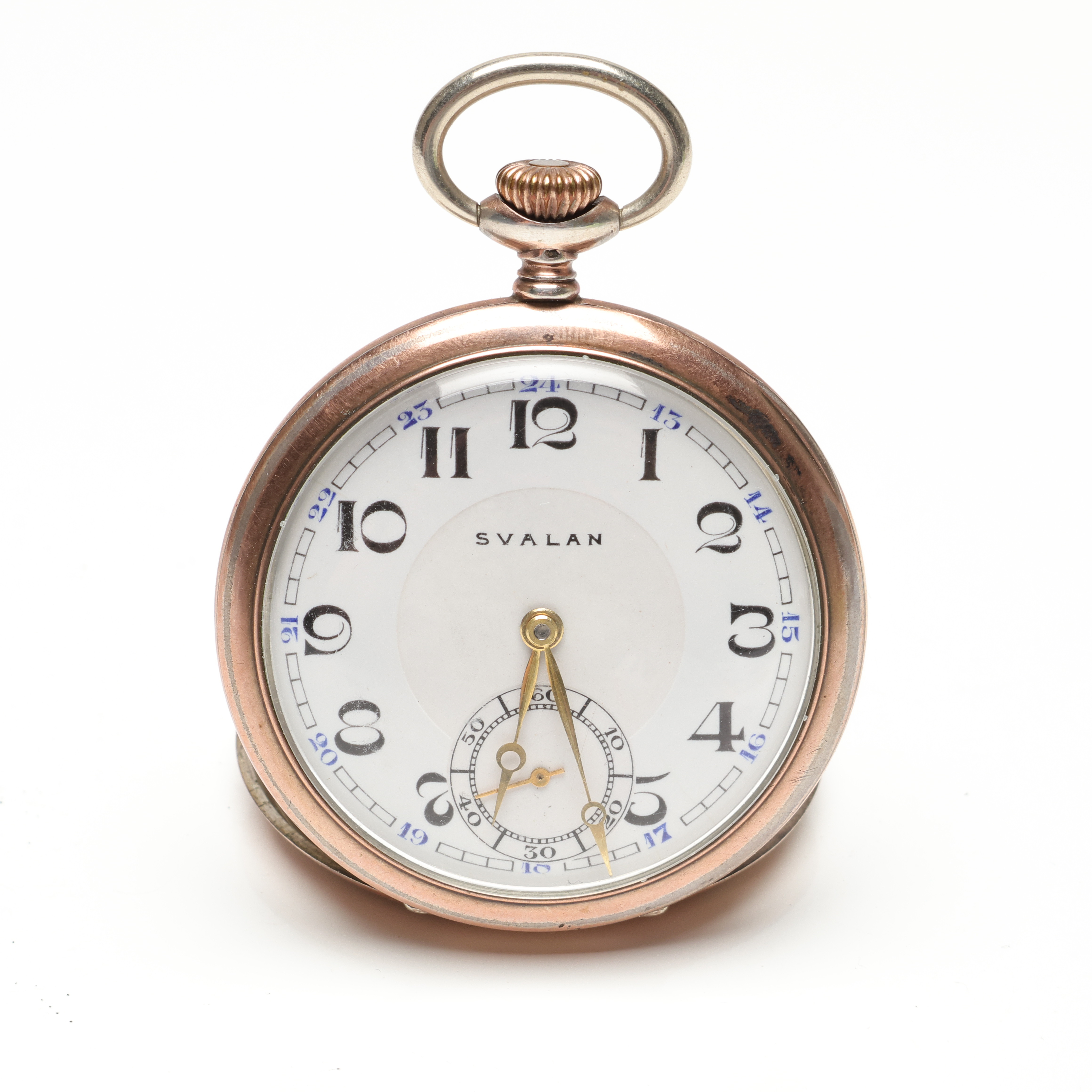 FICKUR, silver, Svalan, tidigt 1900-tal.