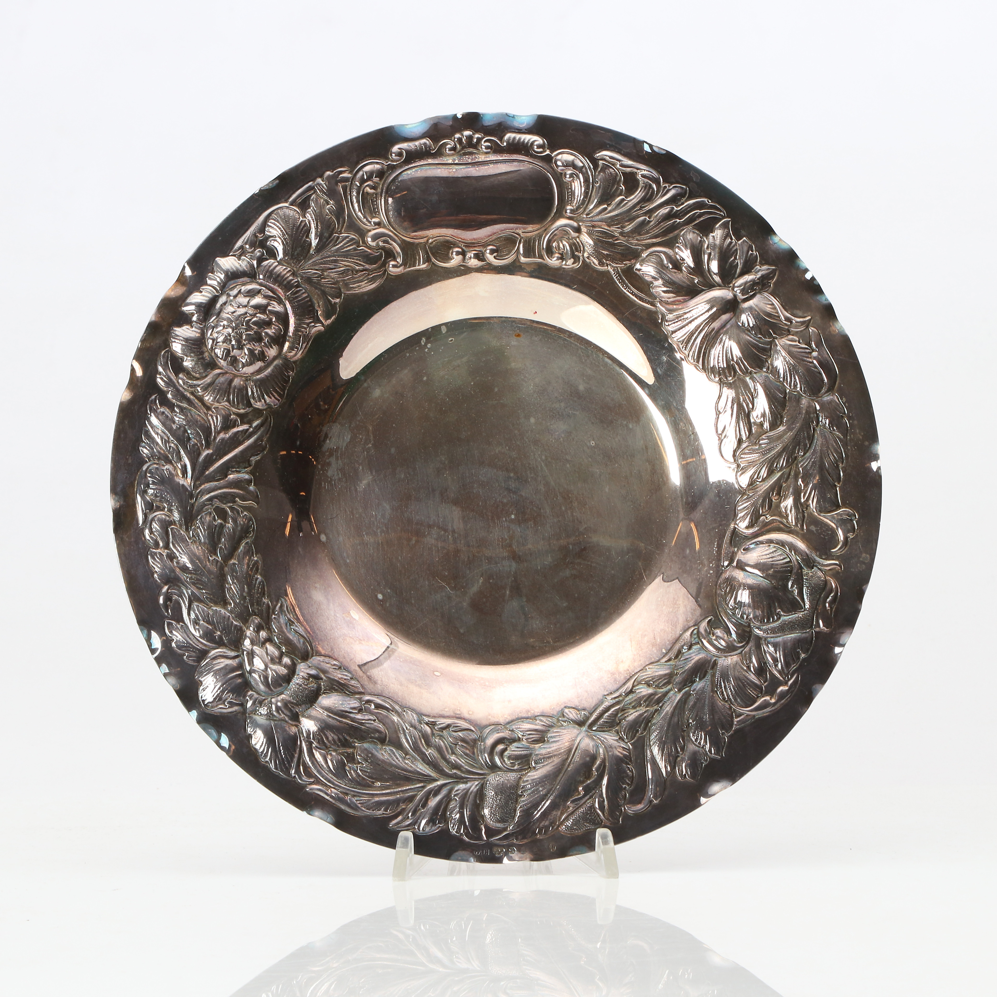 GAB, FAT. Silver. Barockstil. Stockholm. Vikt ca 420 gram.