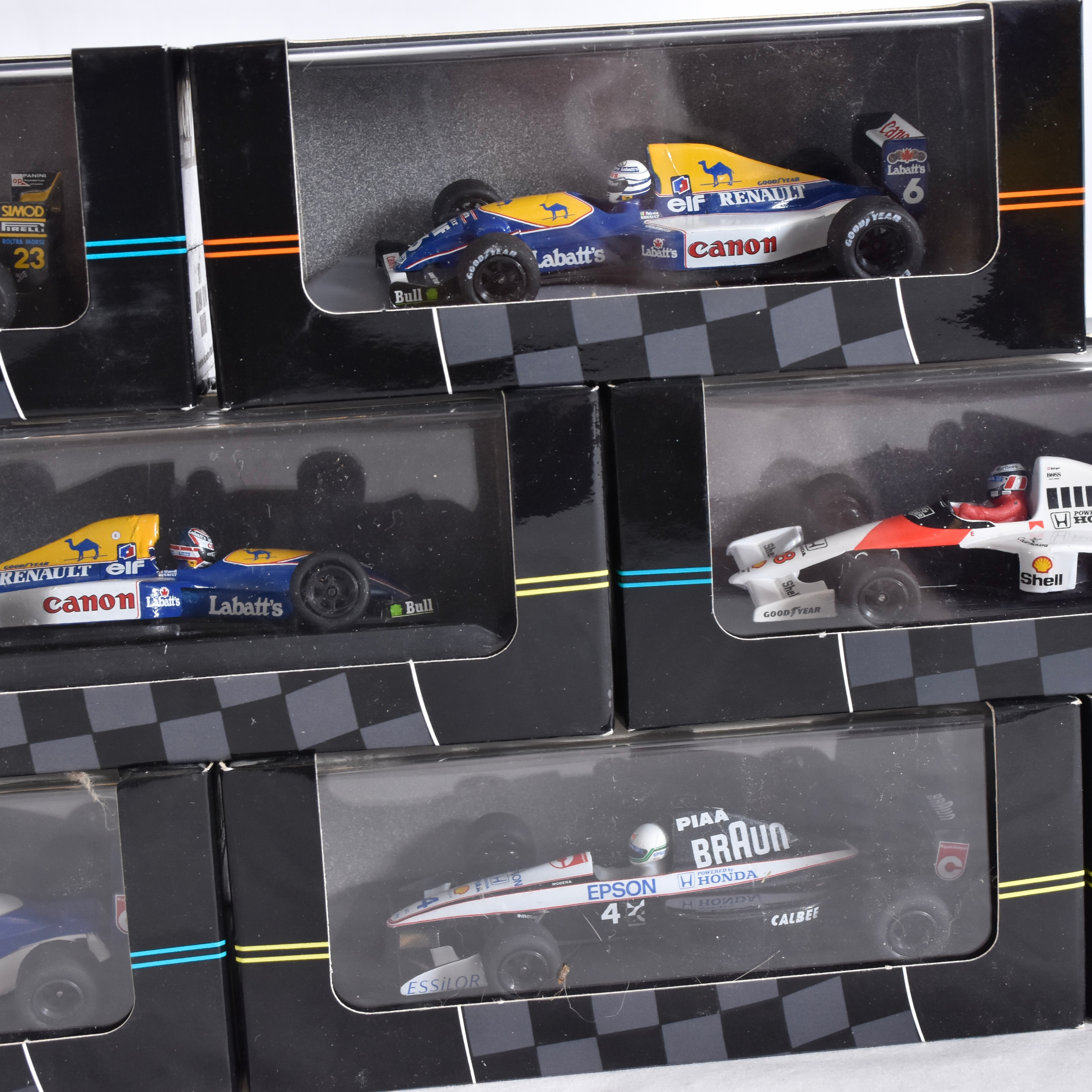 SAMLARBILAR, 15 stycken, F1, Onyx model cars.