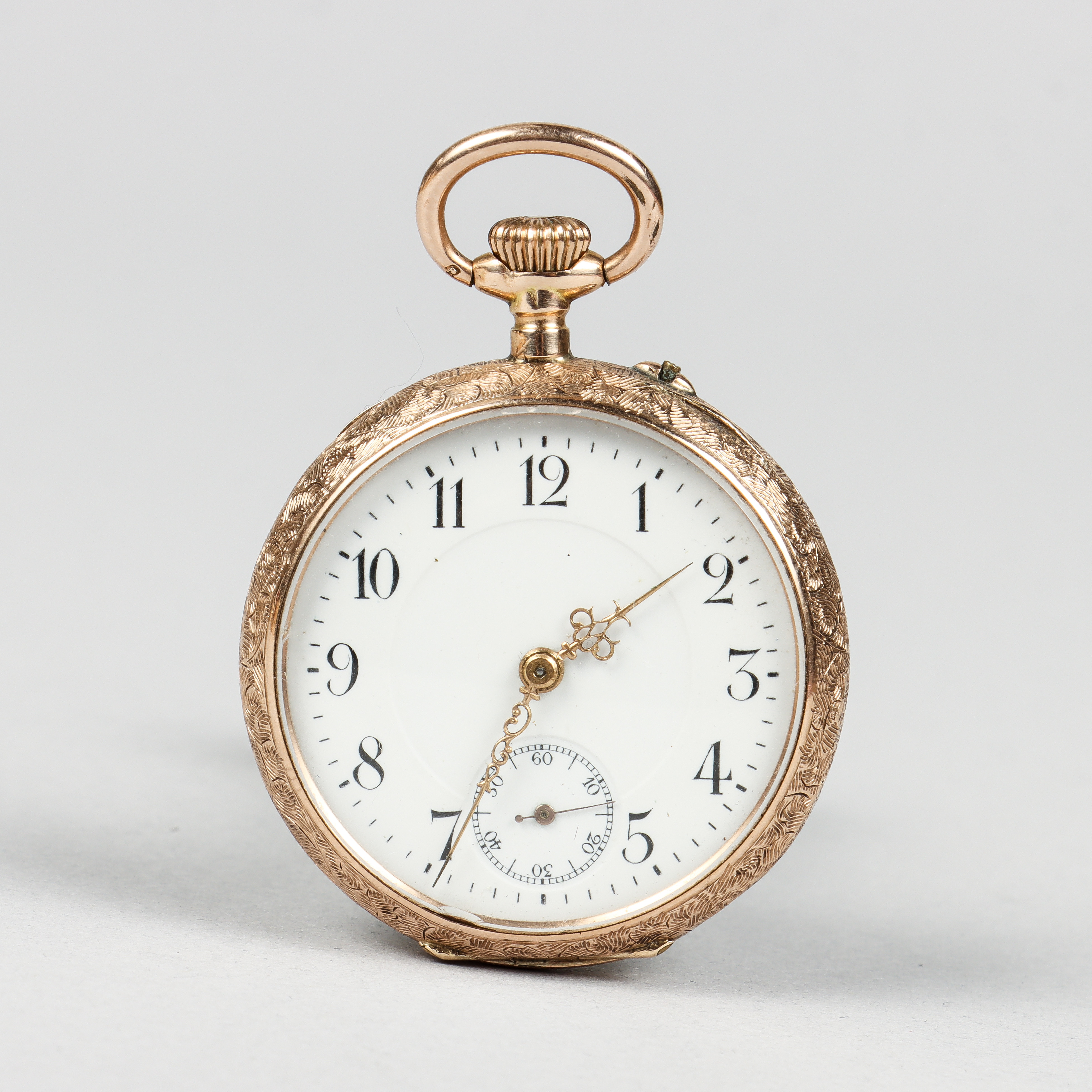 MORMORSUR, boett i 14k guld, 1900-talets första hälft.