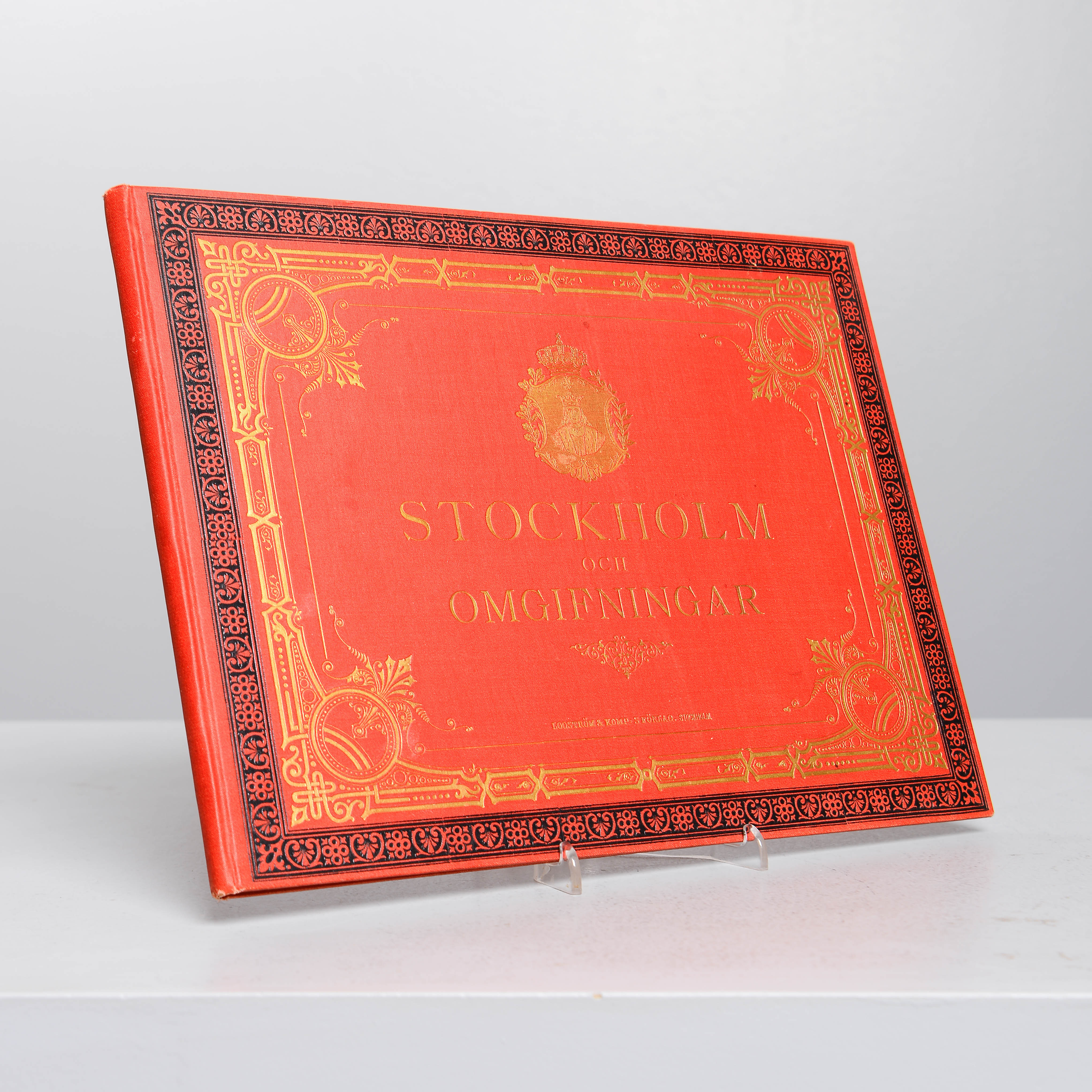 STOCKHOLM OCH OMGIFNINGAR, bok, P. Palmquists AB, 1895.