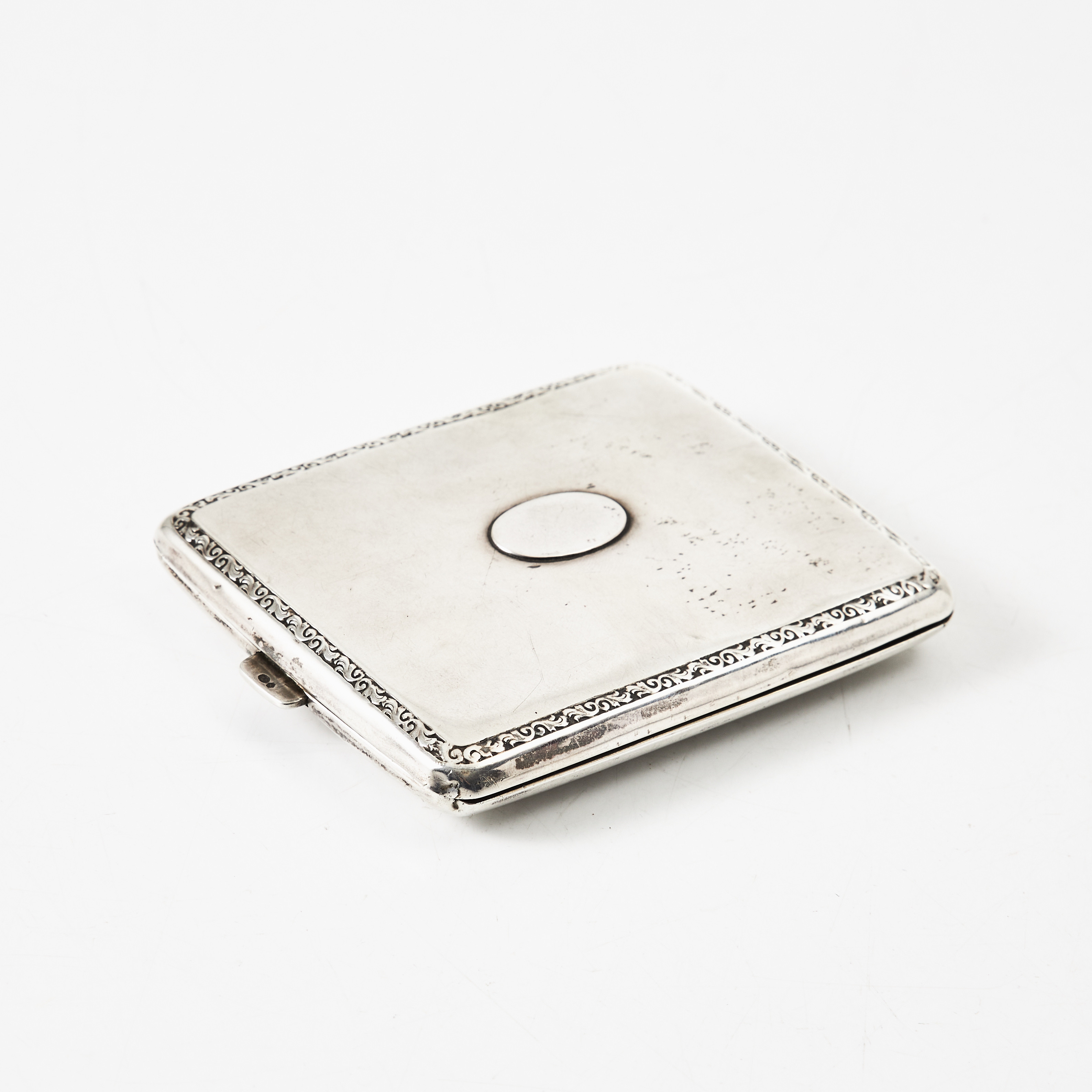 CIGARETTETUI, silver, 1900-tal, importstämplad.