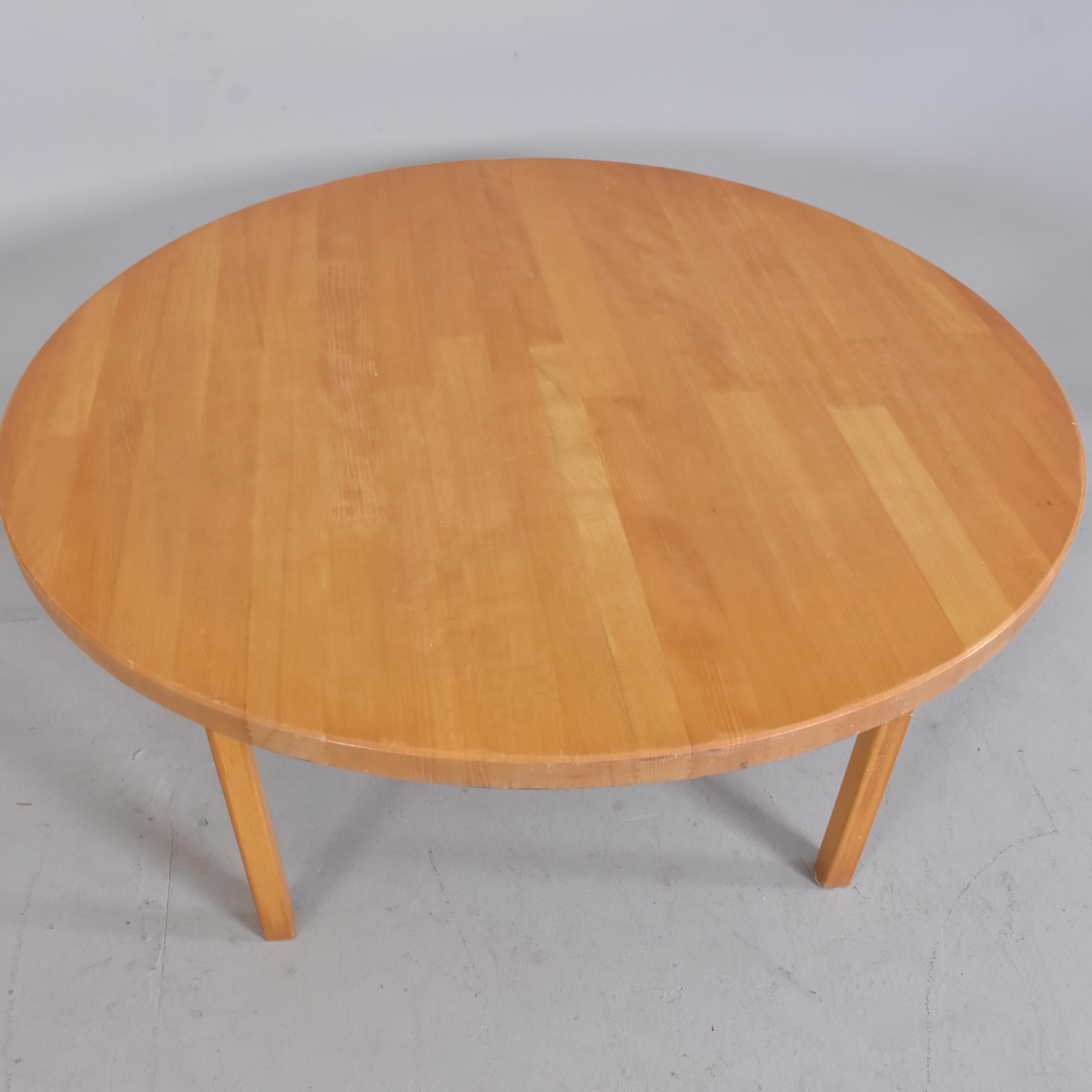 SOFFBORD, massiv fur, 1970-tal.