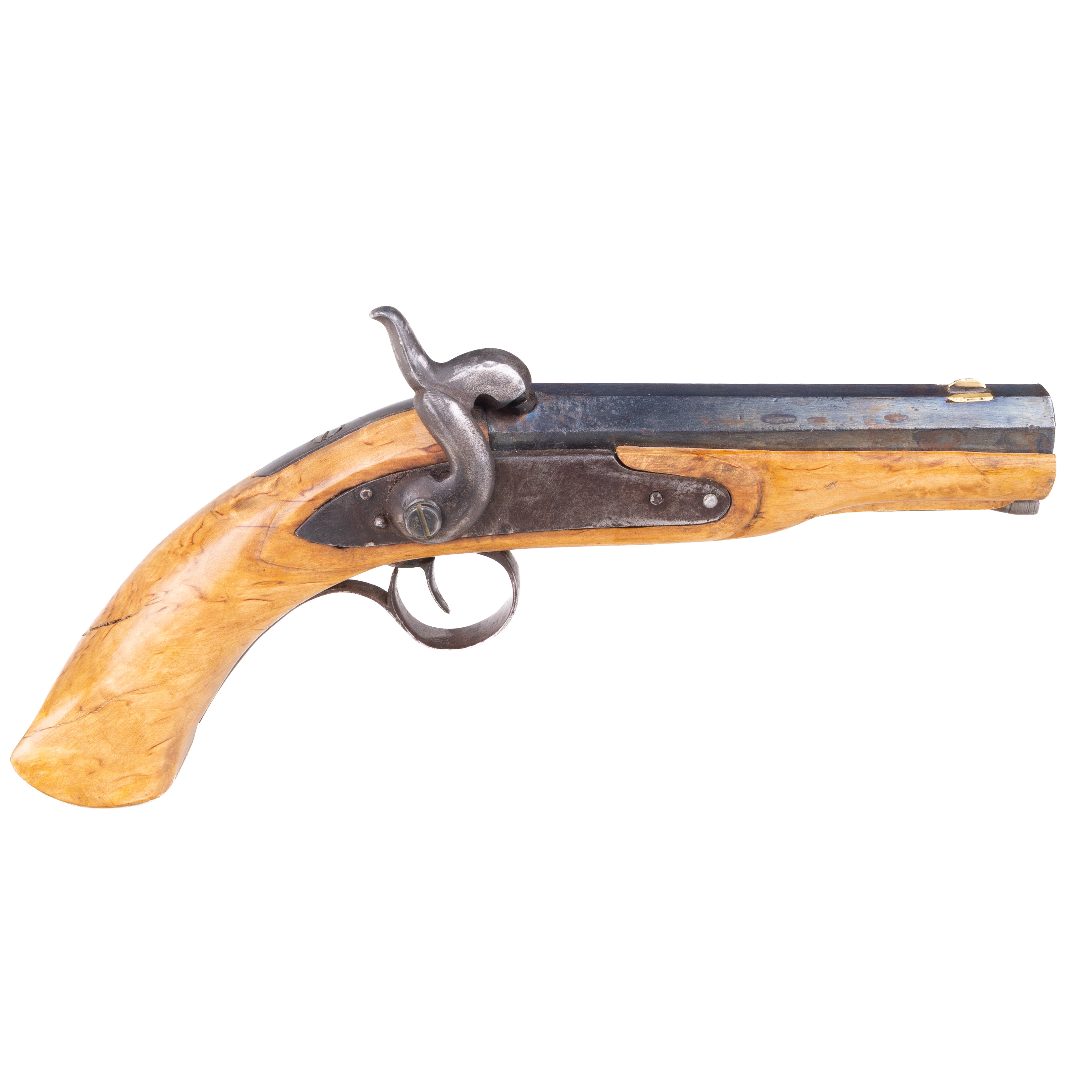 SLAGLÅSPISTOL, räfflad, Sverige, 1800-tal.