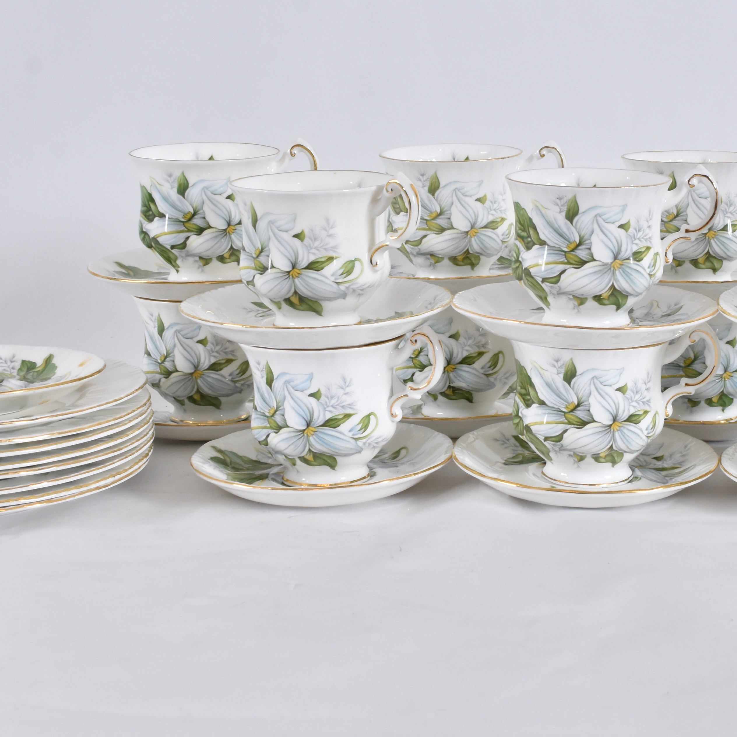 KAFFESERVIS, 38 delar, porslin, Paragon, England.