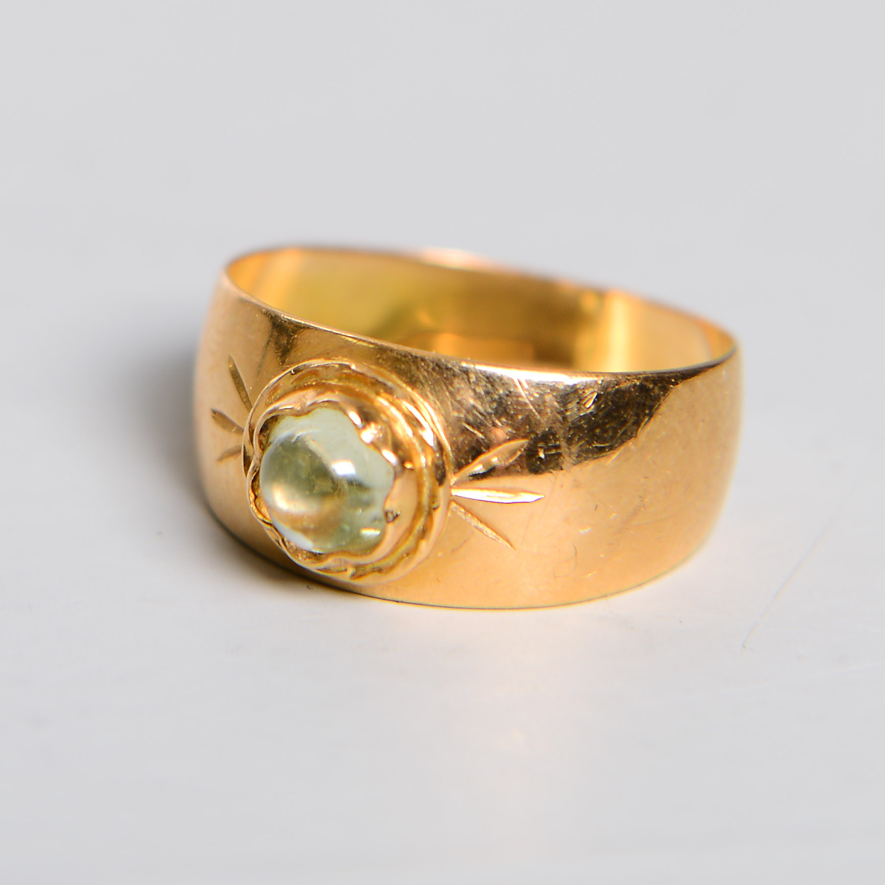 RING, 18K guld, stlk ca 16, Waldemar Jonsson Ateljé, Skara, 1965.