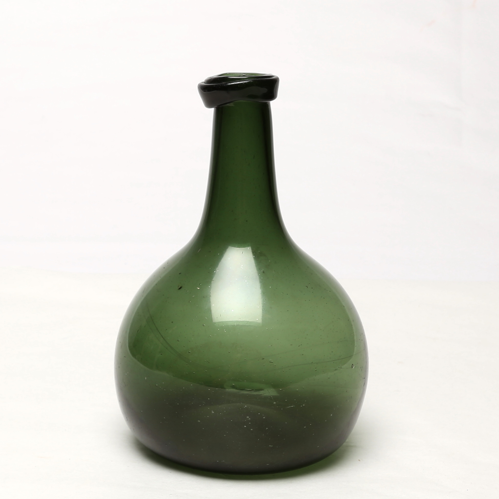 FLASKA, glas, 1700-tal.