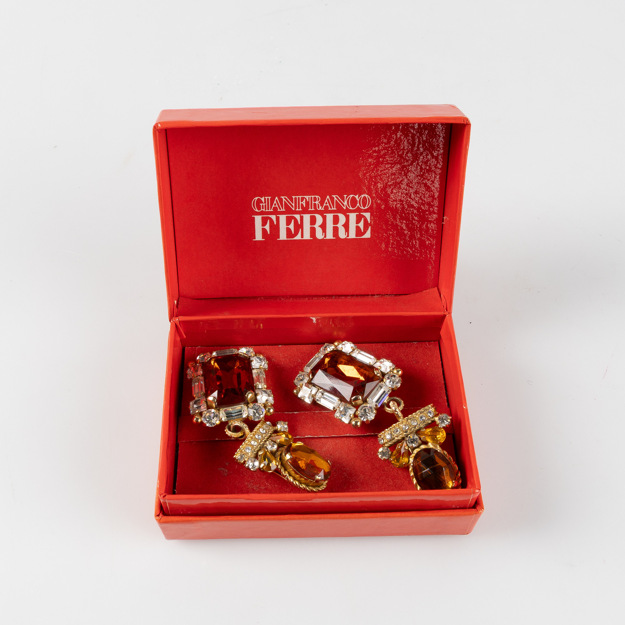 GIANFRANCO FERRE, Örhängen, clips-modell, 1 par, bijoux.