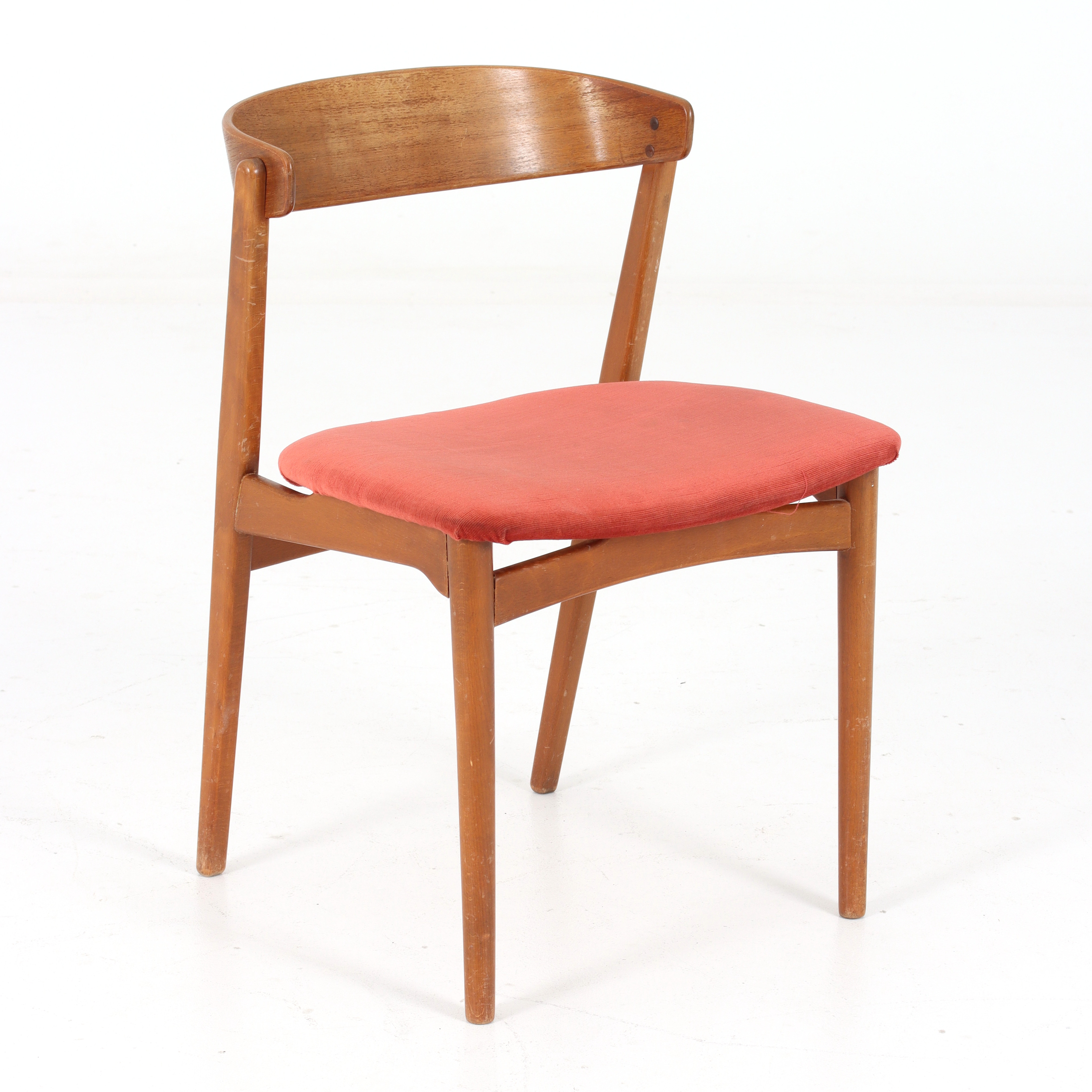 STOL, "Rimini", teak och bok, IKEA, 1960-tal.