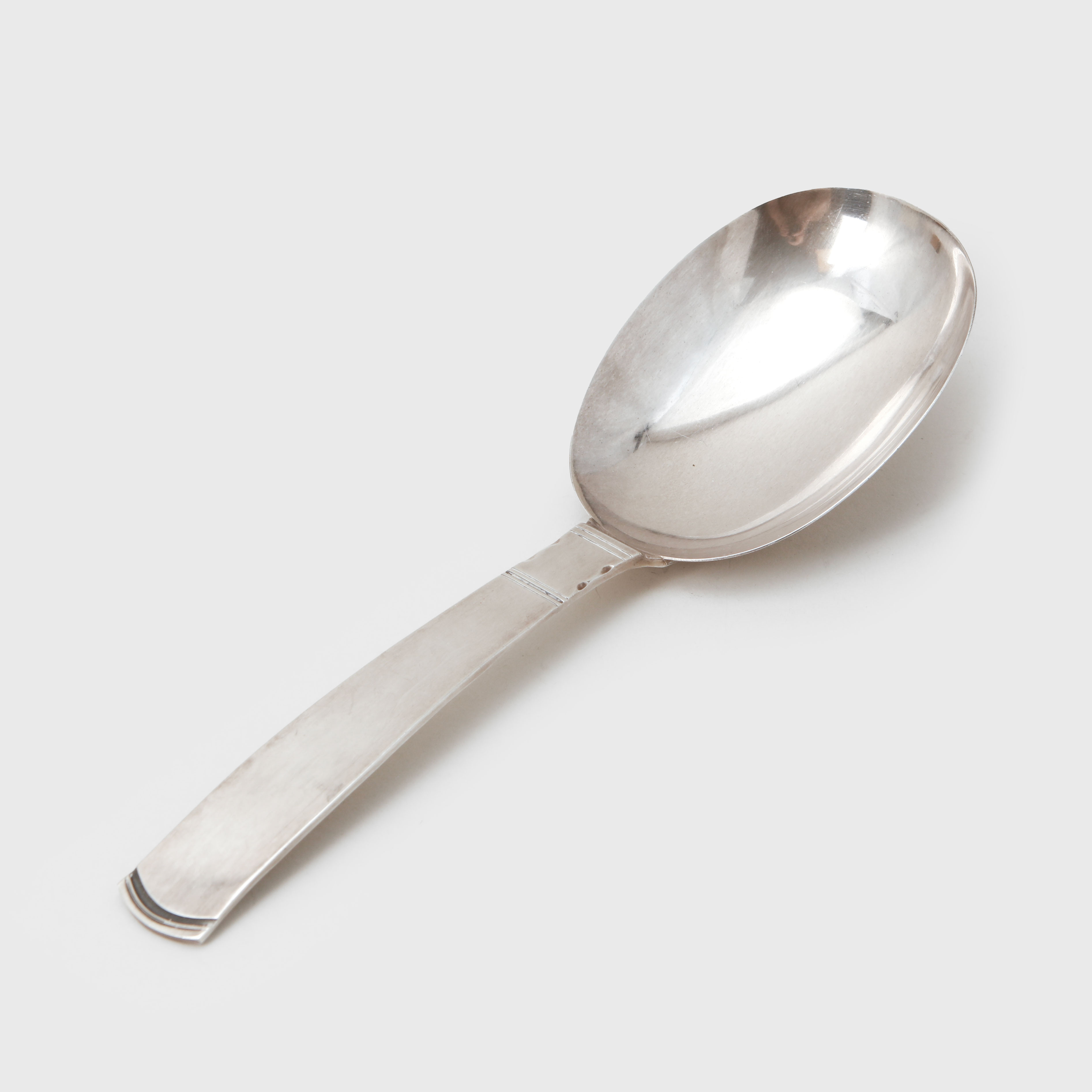 MINNESSKED för Jacob Ängman, silver, GAB, 1976.