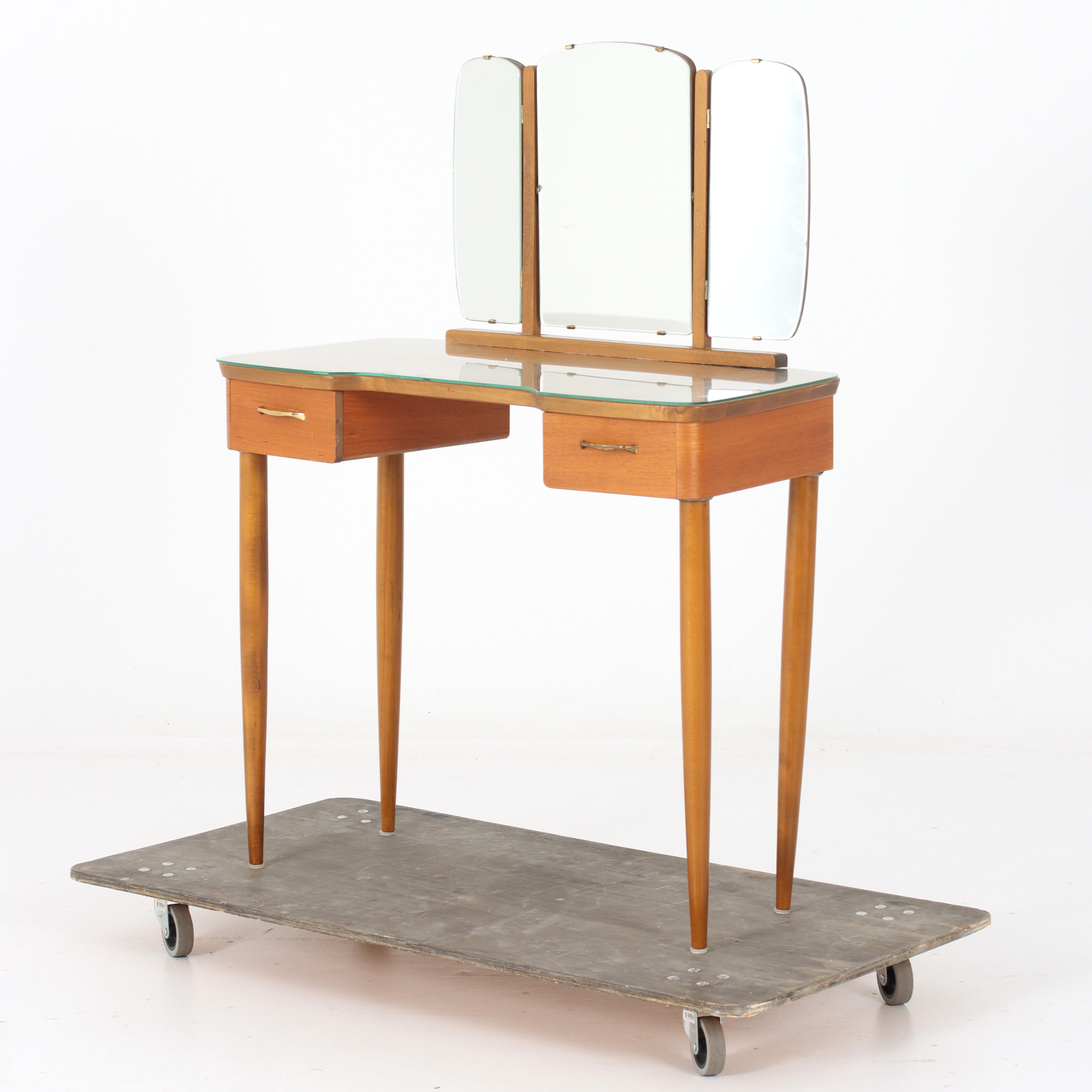 SMINKBORD, teak, Fröseke, 1950/60-tal.
