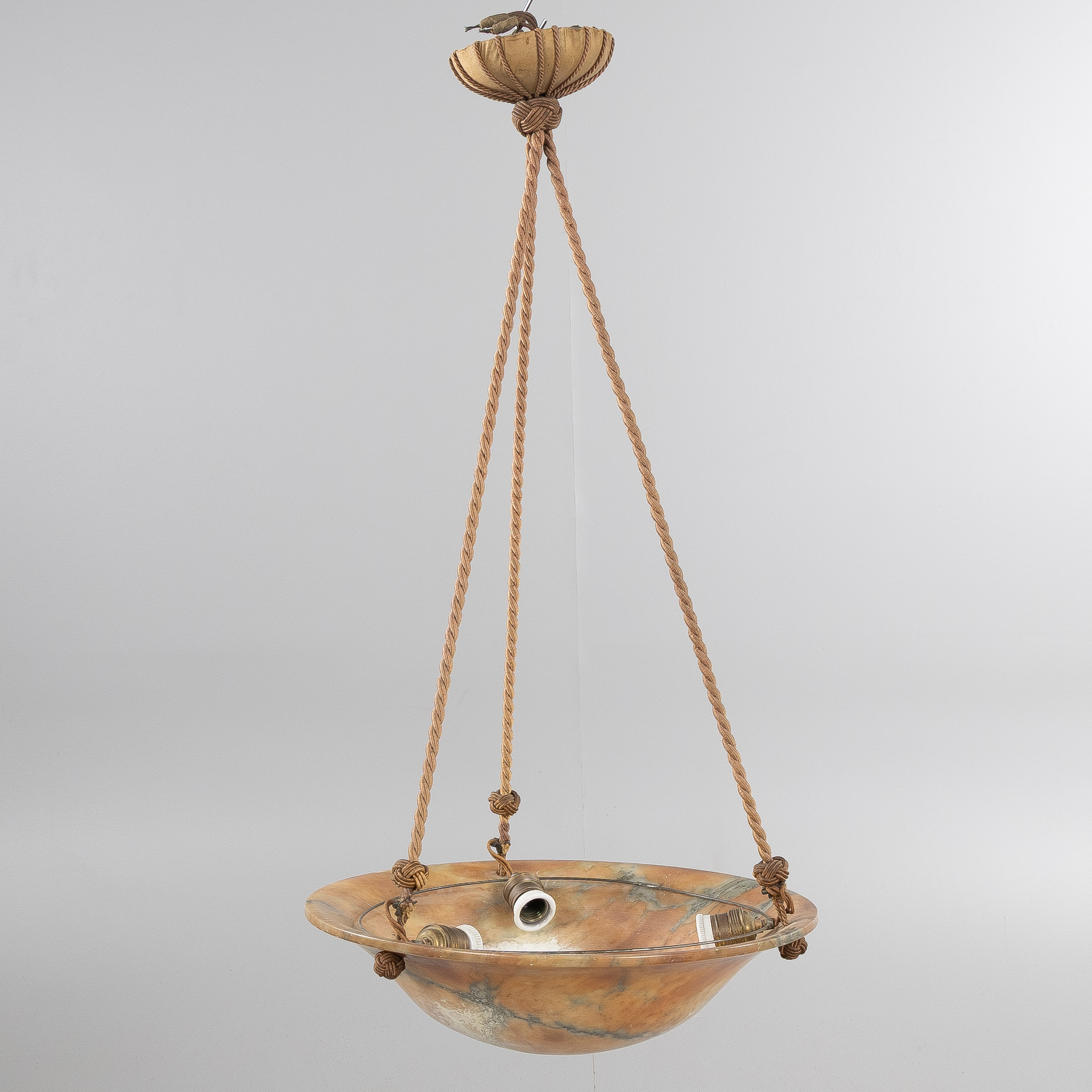 TAKARMATUR, plafond, 1920/30-tal, alabaster.
