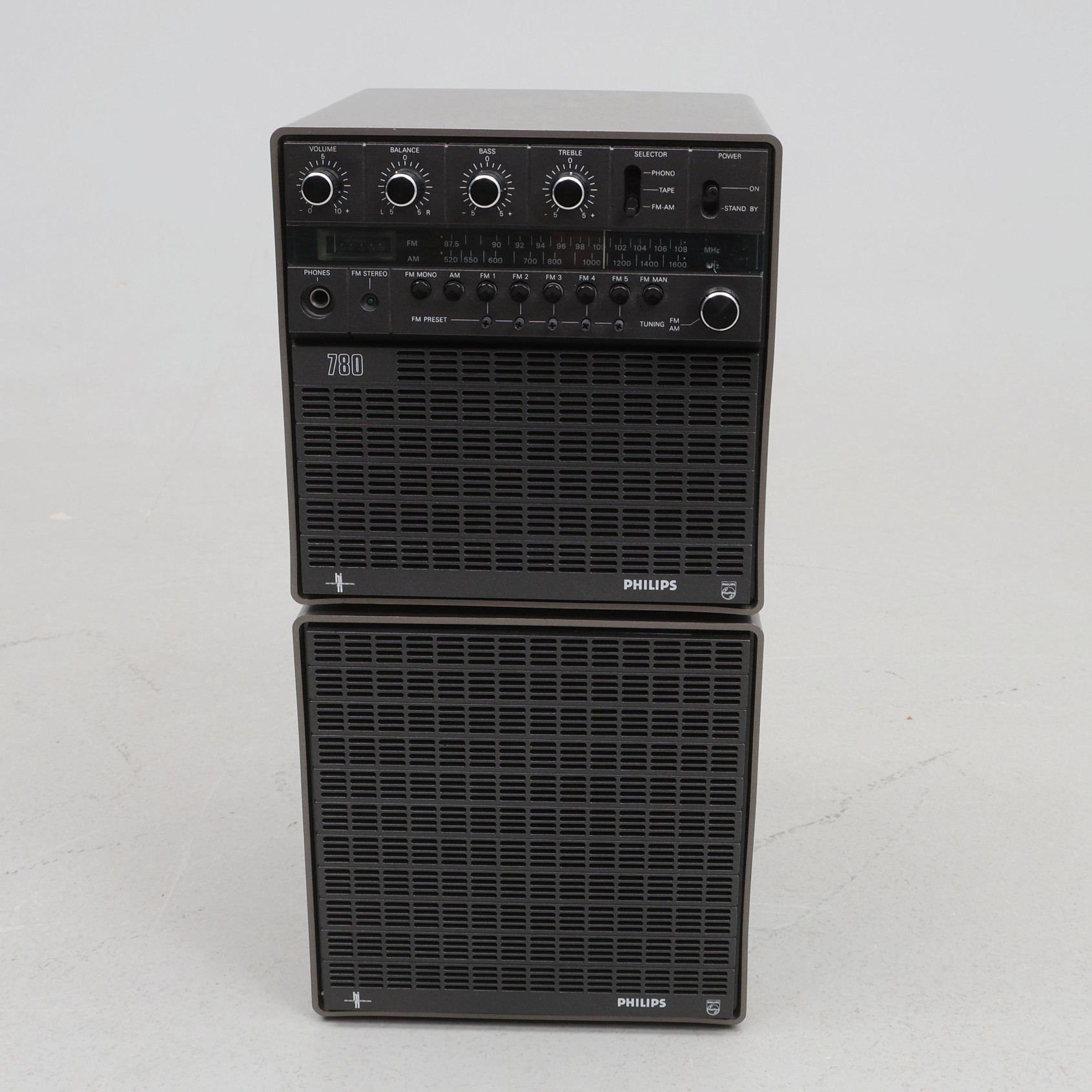 PHILIPS. Retro Stereo, 22AH 780, "Kuben".