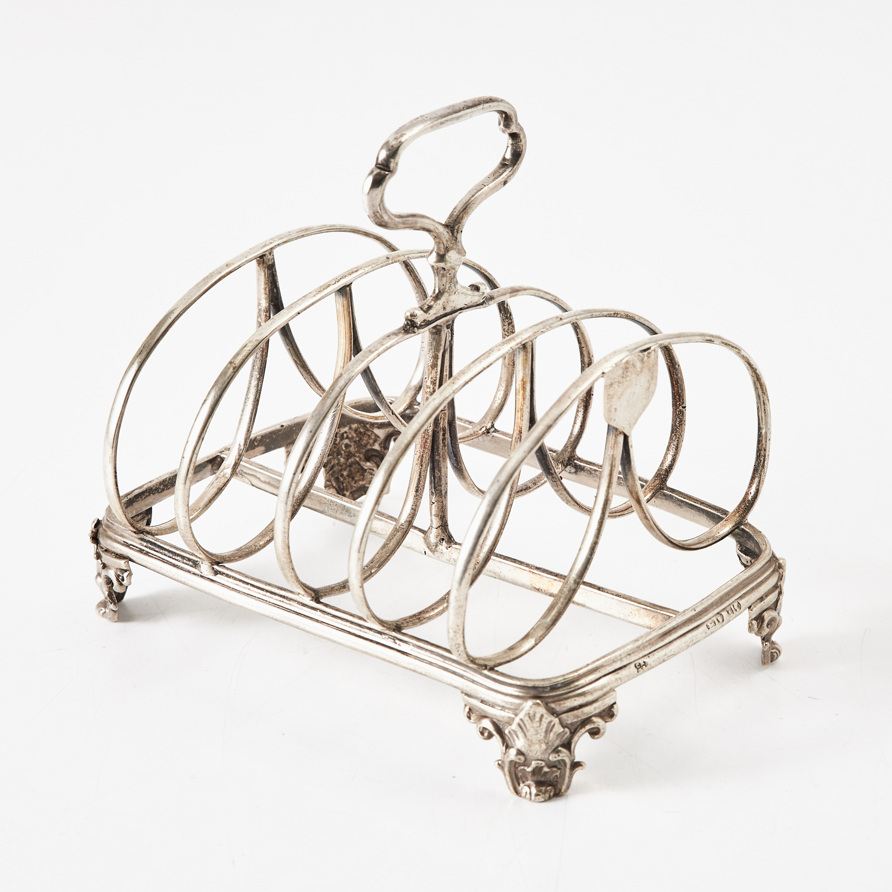 Toastrack, sterlingsilver, England, London 1846, senempire Victorian.