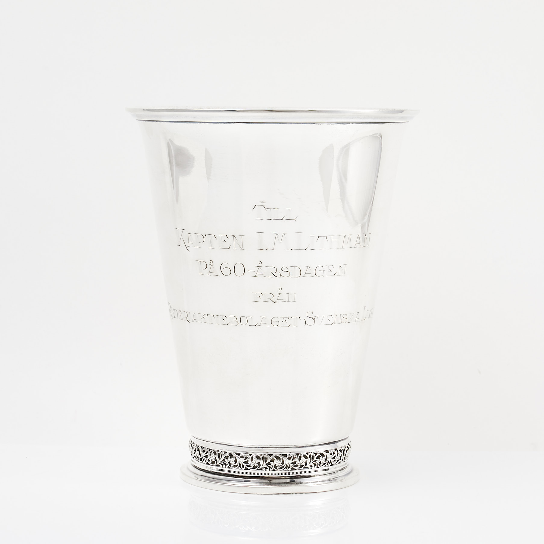 POKAL. silver, K. Anderson, Stockholm, 1931.