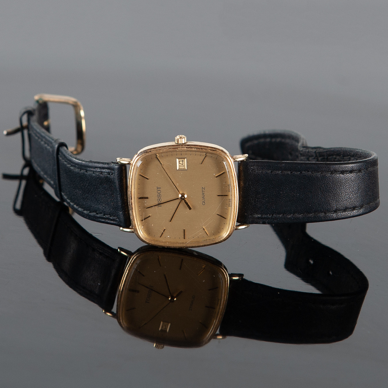 HERRKLOCKA, TISSOT, 14 K GULD.
