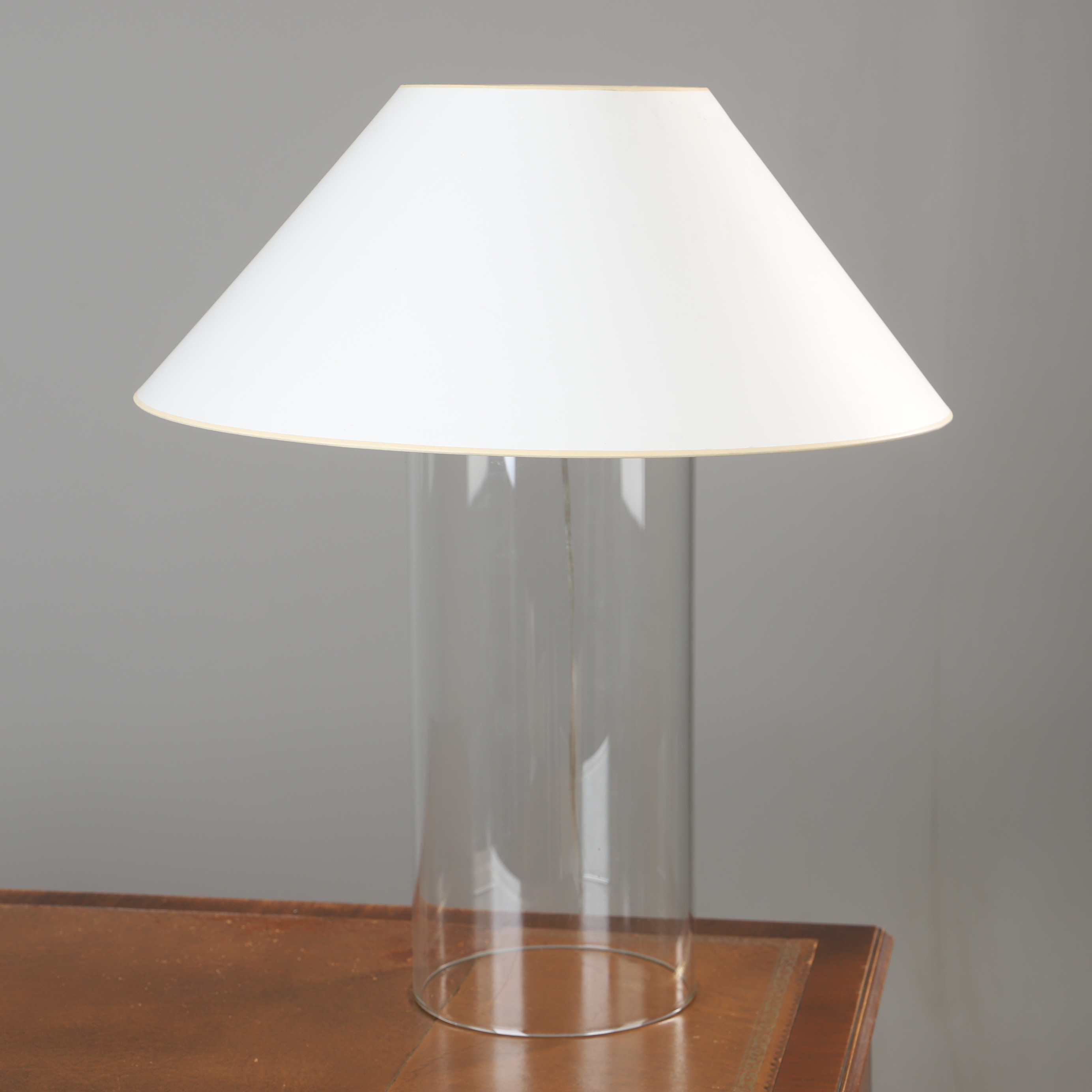 JOHN SALADINO. Bordslampa, glas och metall, Saladino, 2000-tal.