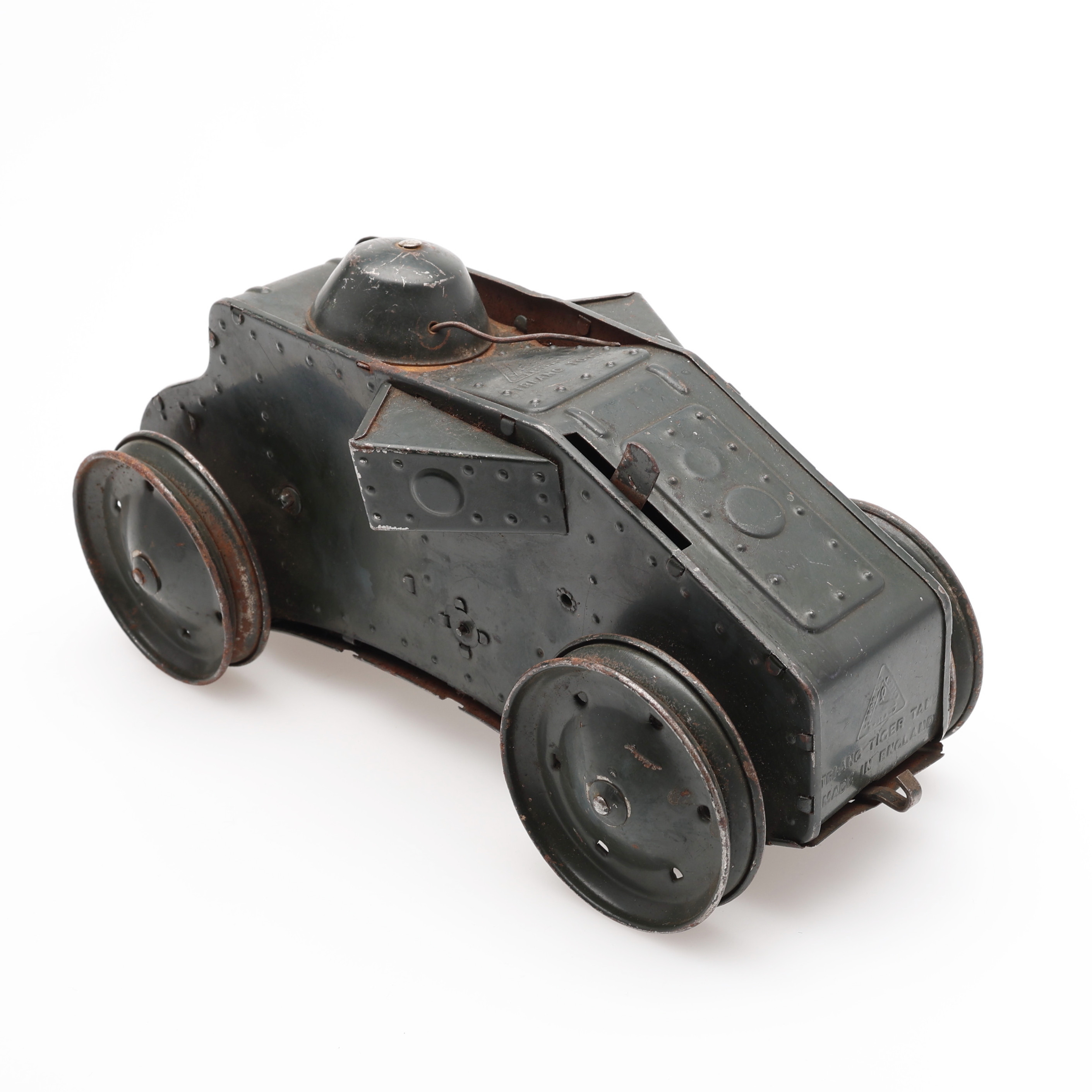 LEKSAKSSTRIDSVAGN, TRI-ANG TIGER, LINES BROS LTD, ENGLAND, 1900-TALETS FÖRSTA HÄLFT.