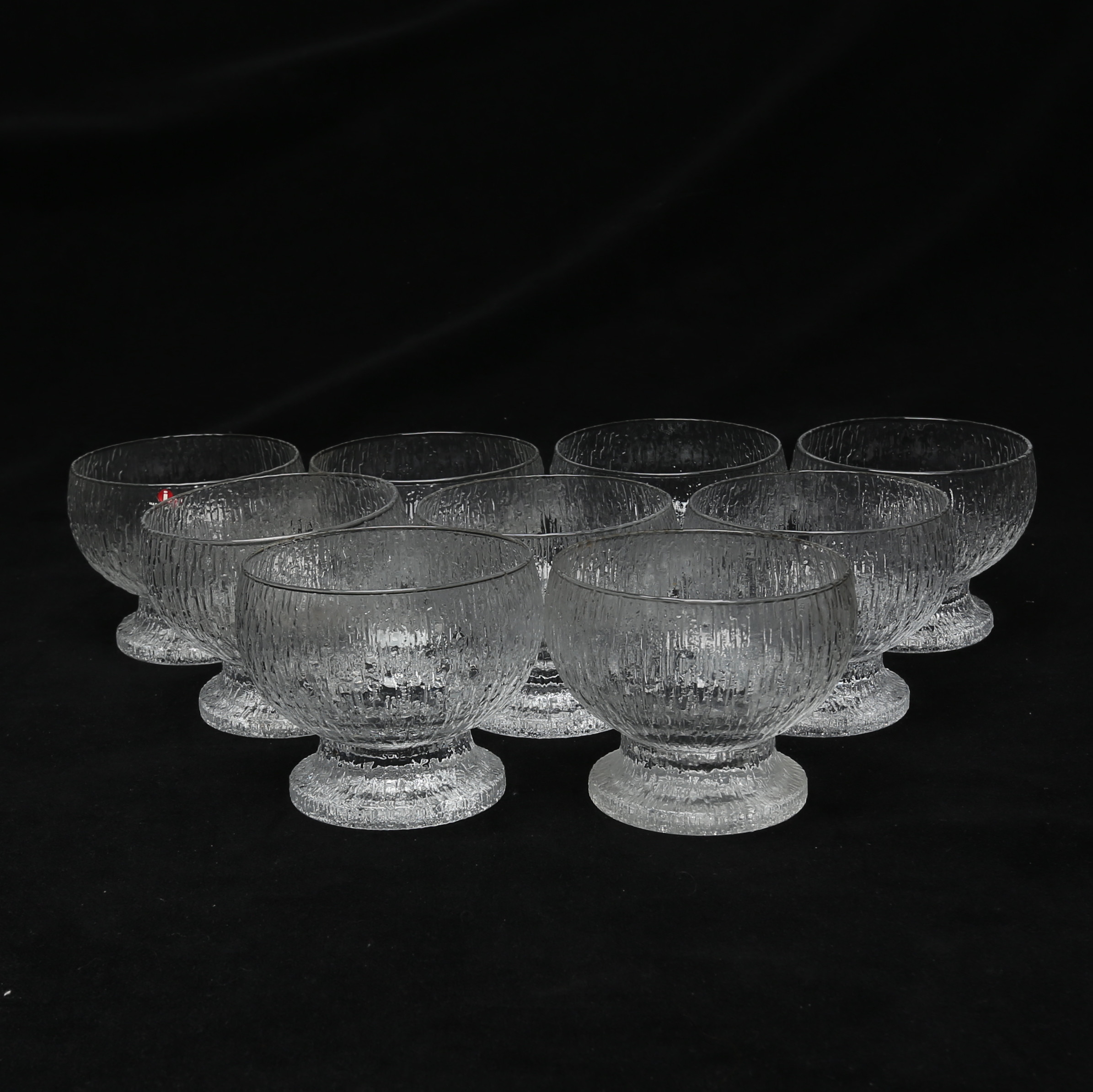 SKÅLAR, 9 st, glas, Iittala.