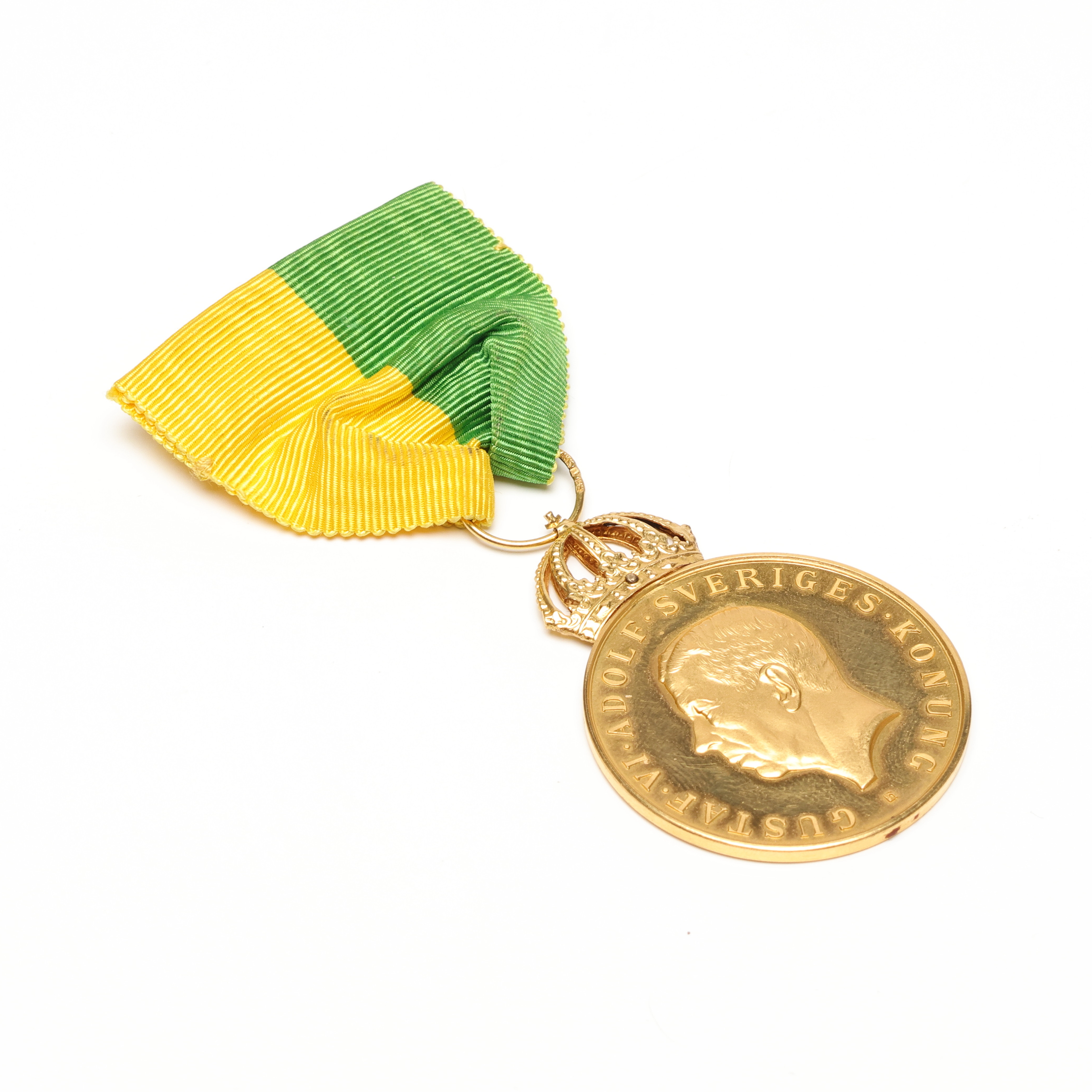 MEDALJ, guld, 1951, guld, Kungliga patriotiska sällskapet.