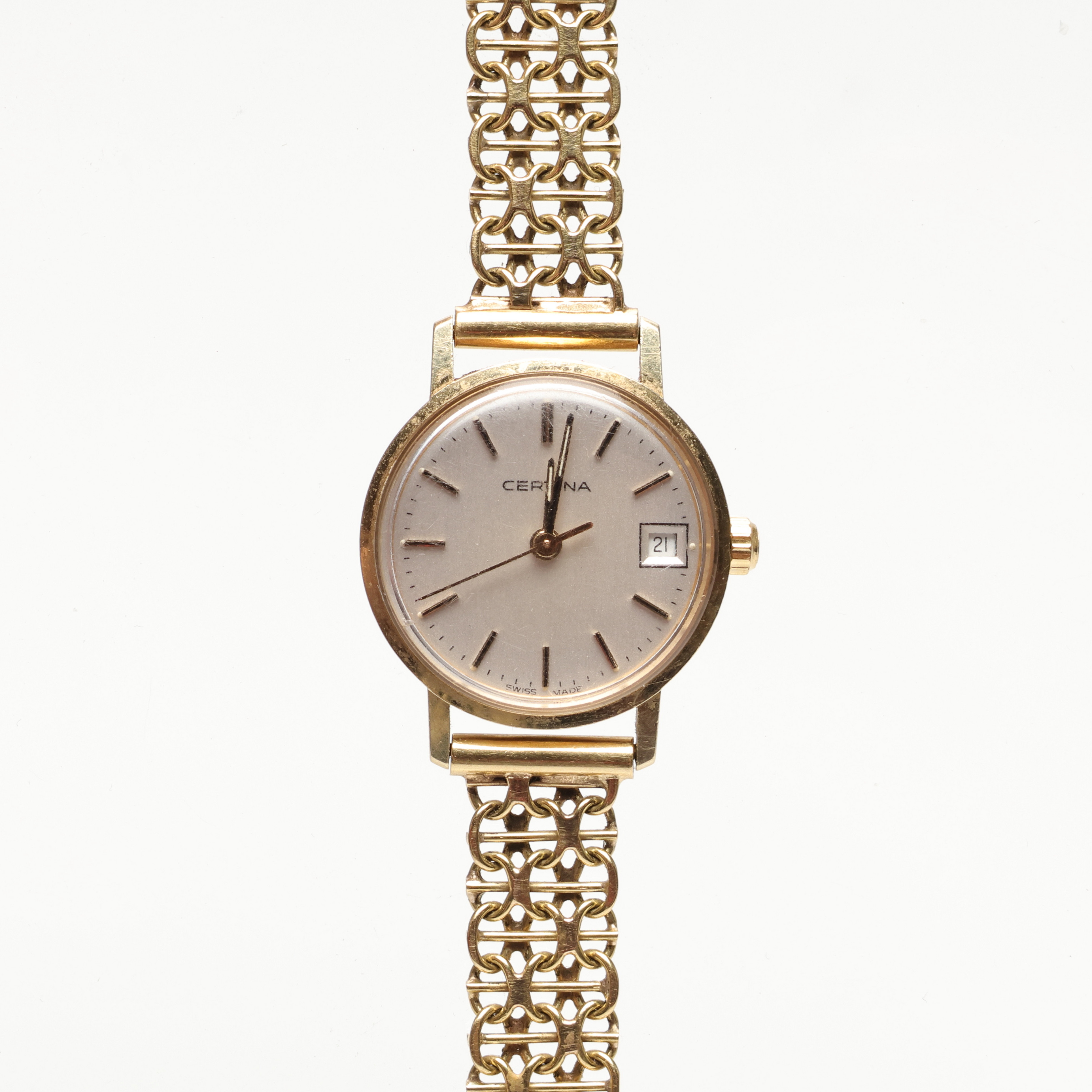 ARMBANDSUR, guld., 14k-18k, total vikt ca 22,2 gram.
